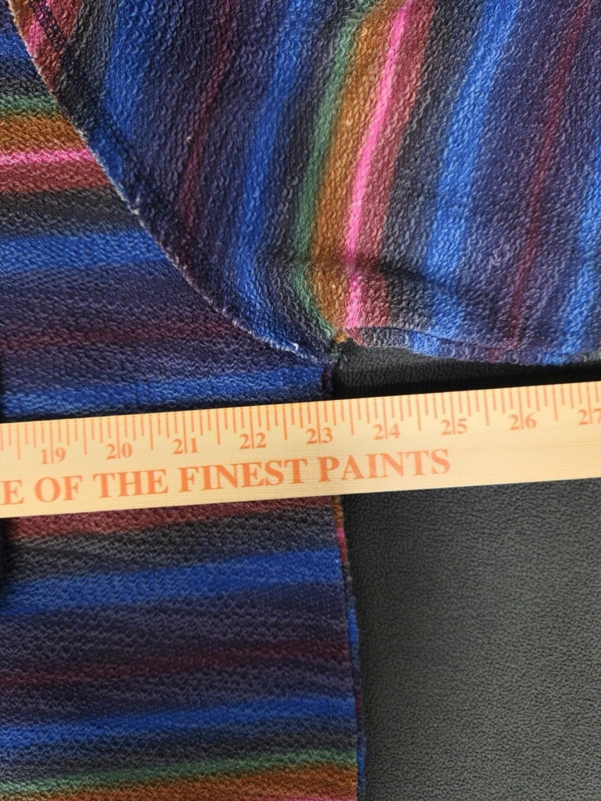 Other Arizona Baja Hoodie Pullover Striped Multicolor Kangaroo XL Size XL / US 12-14 / IT 48-50 - 3 Thumbnail