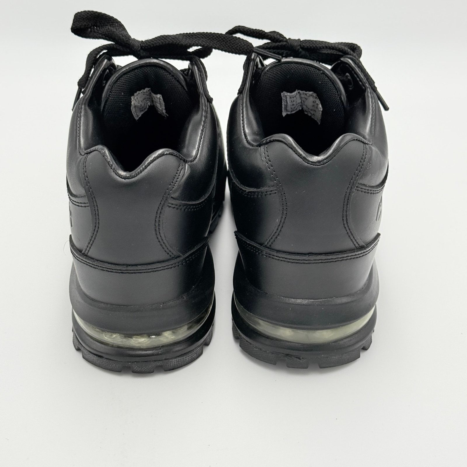 Other Mountain Gear Men's Black Leather Air Cushion Sneakers Size US 8.5 / EU 41-42 - 6 Thumbnail