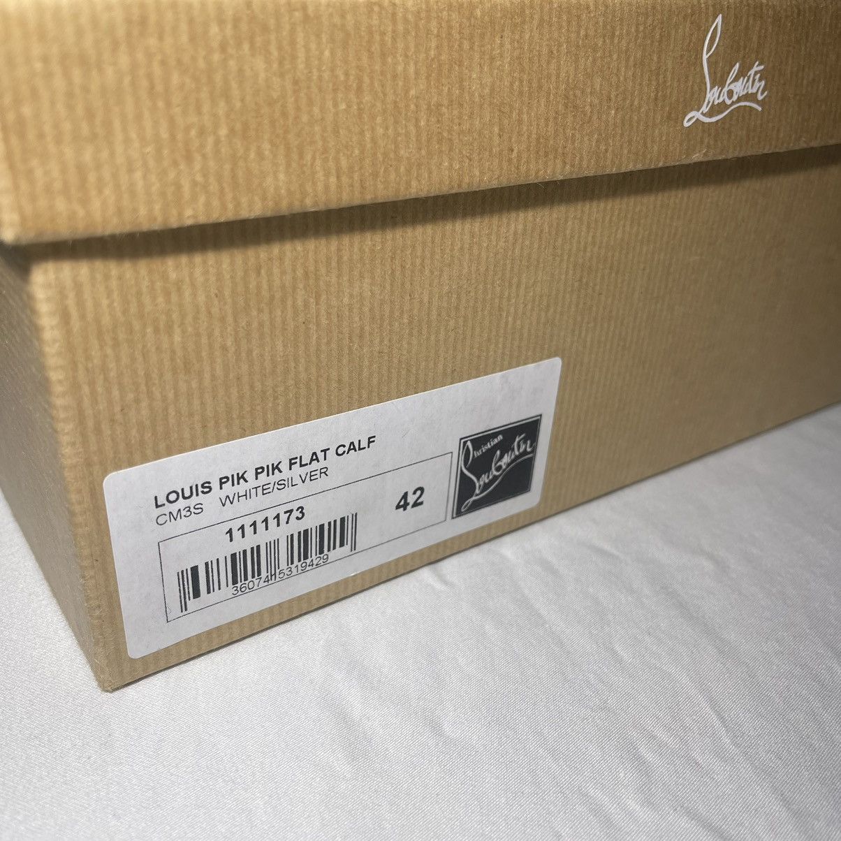 Christian Louboutin Christian Louboutin white Pik Pik high-top studded sneakers Size US 9 / EU 42 - 7 Thumbnail
