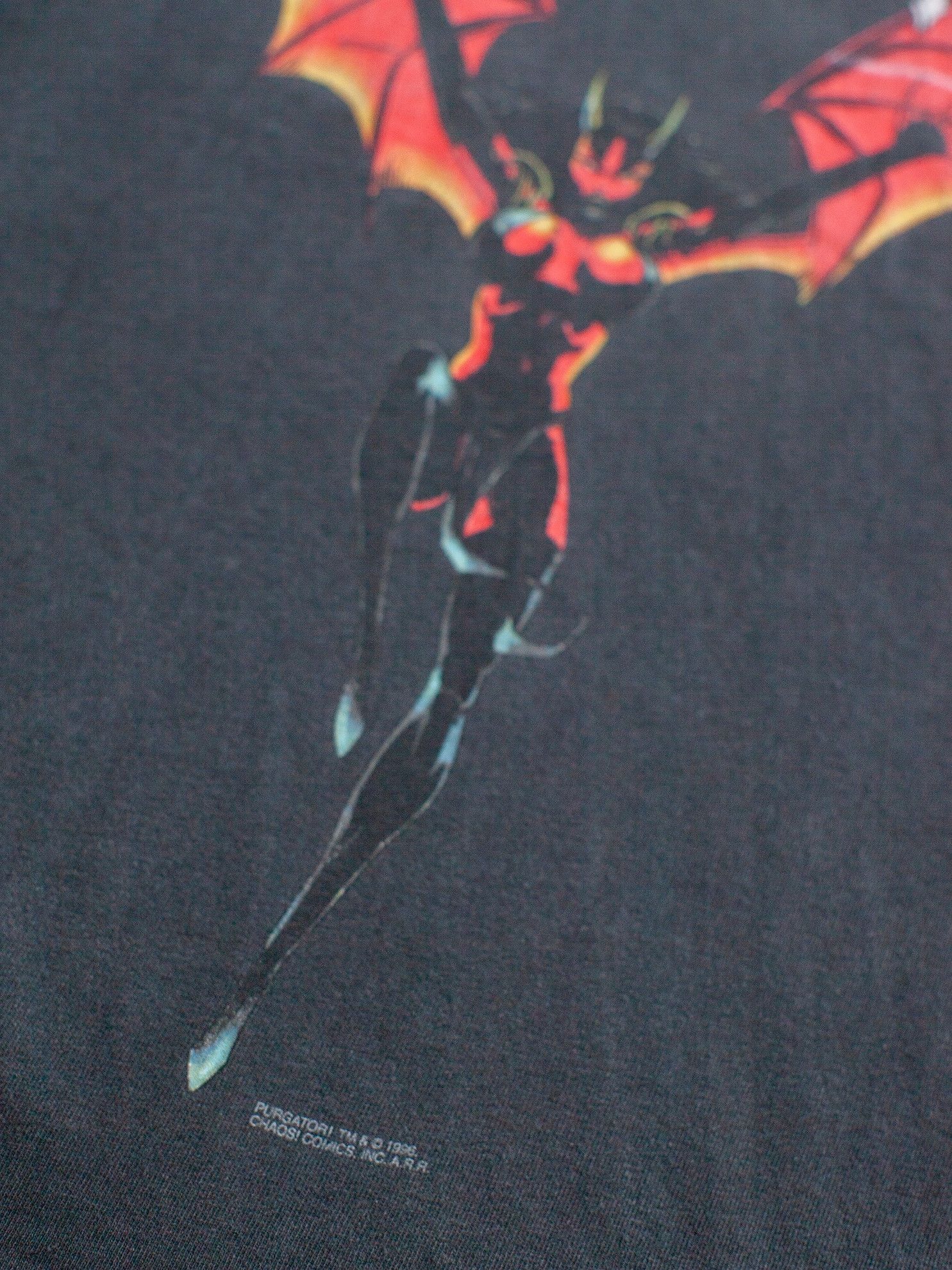 Marvel Comics Vintage 1996 Purgatori Chaos Comics Graphitti 90s T-Shirt Size US L / EU 52-54 / 3 - 7 Thumbnail