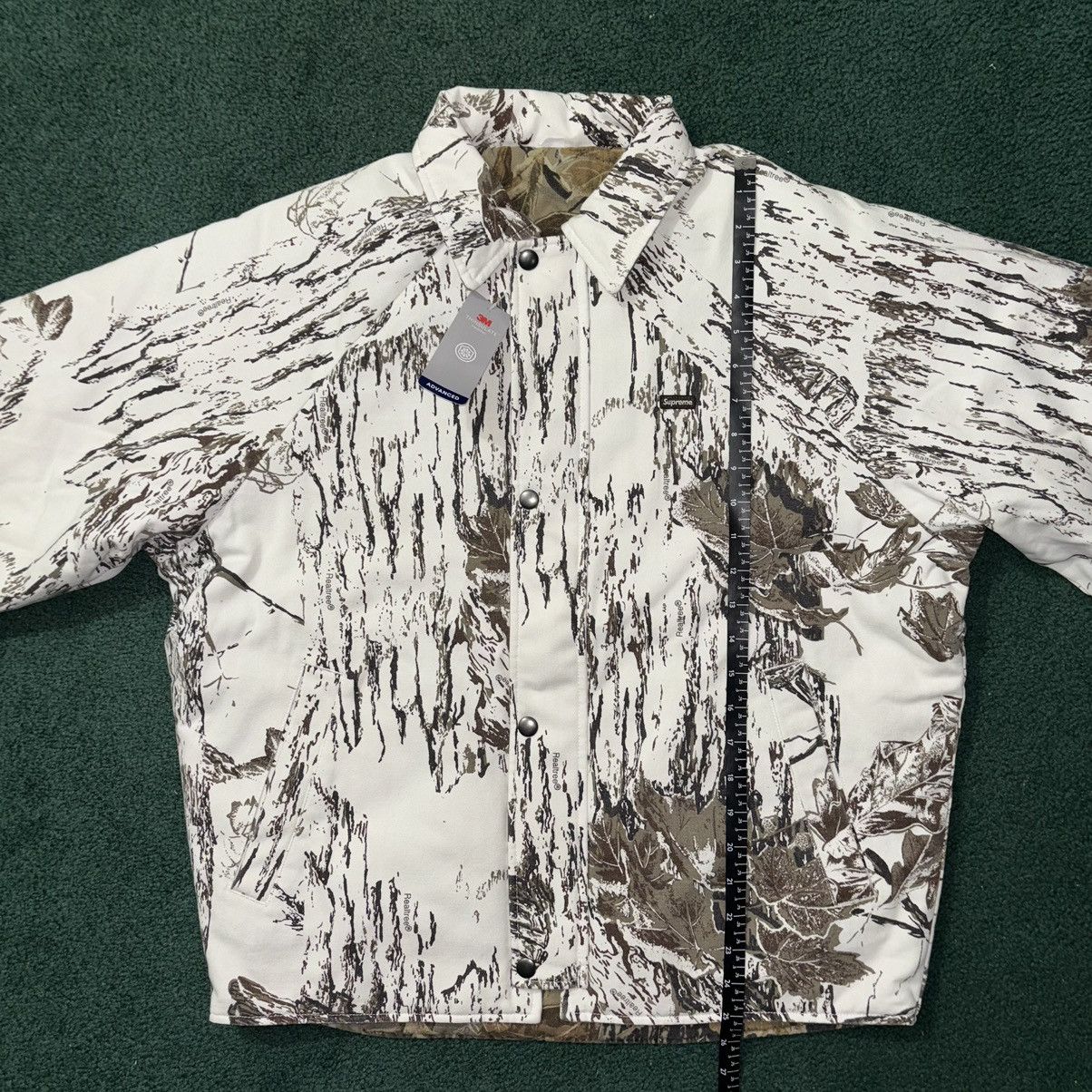 Supreme Supreme RealTree Reversible Quilted Work Jacket Snow Camo Size US S / EU 44-46 / 1 - 15 Thumbnail