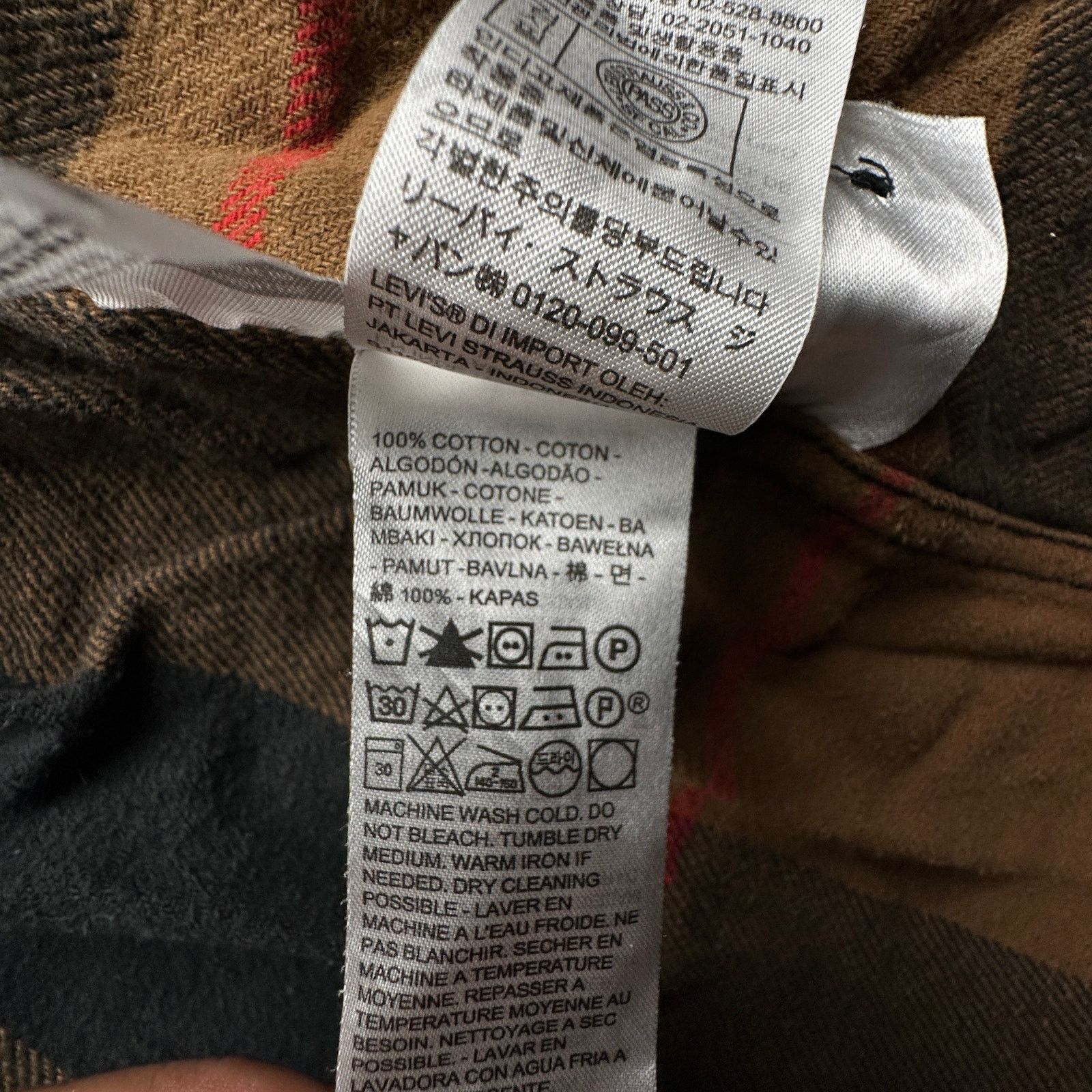 Levi's Levis Classic Worker Overshirt Godlisch Flannel Men XL Size US XL / EU 56 / 4 - 8 Thumbnail