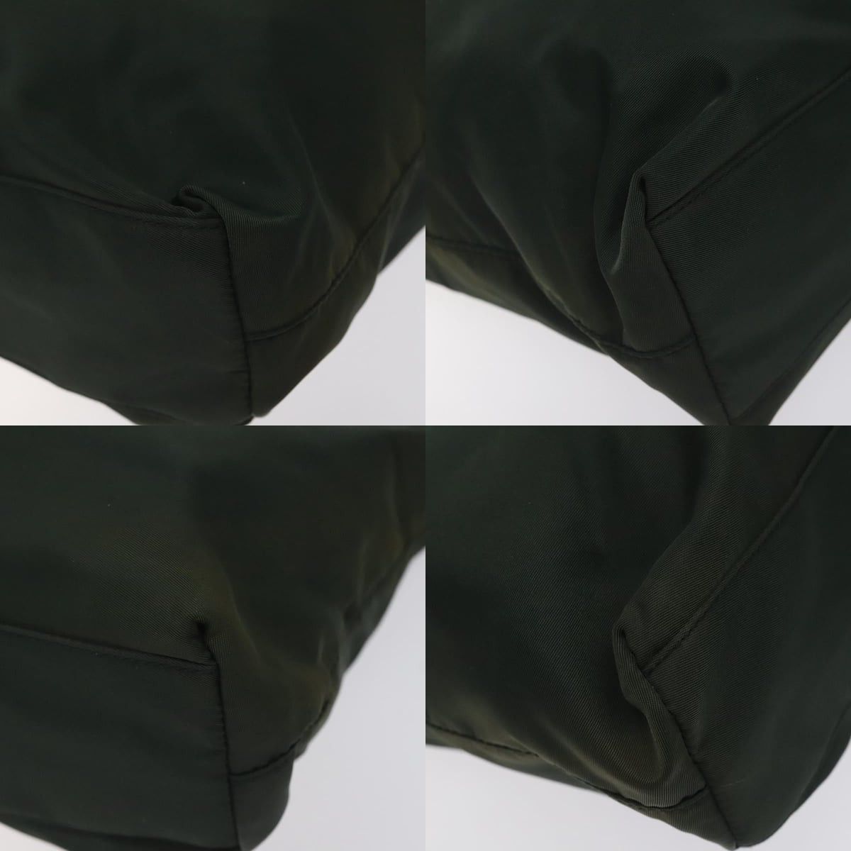 Prada PRADA Tote Bag Nylon Green Silver Size ONE SIZE - 10 Thumbnail