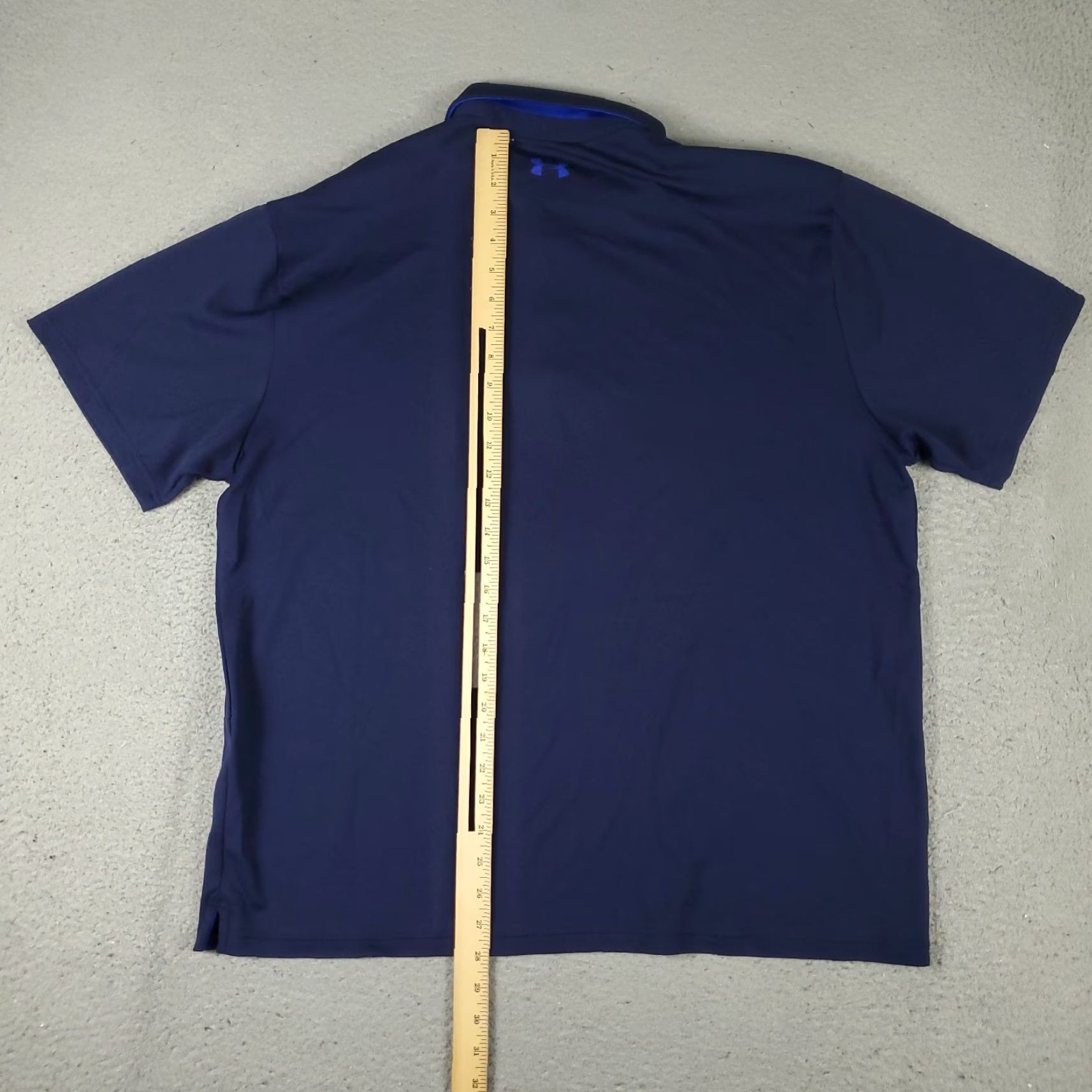 Under Armour Under Armour Shirt Polo 2XL Blue Golf Casual Short Sleeve Mens Size US XXL / EU 58 / 5 - 4 Thumbnail