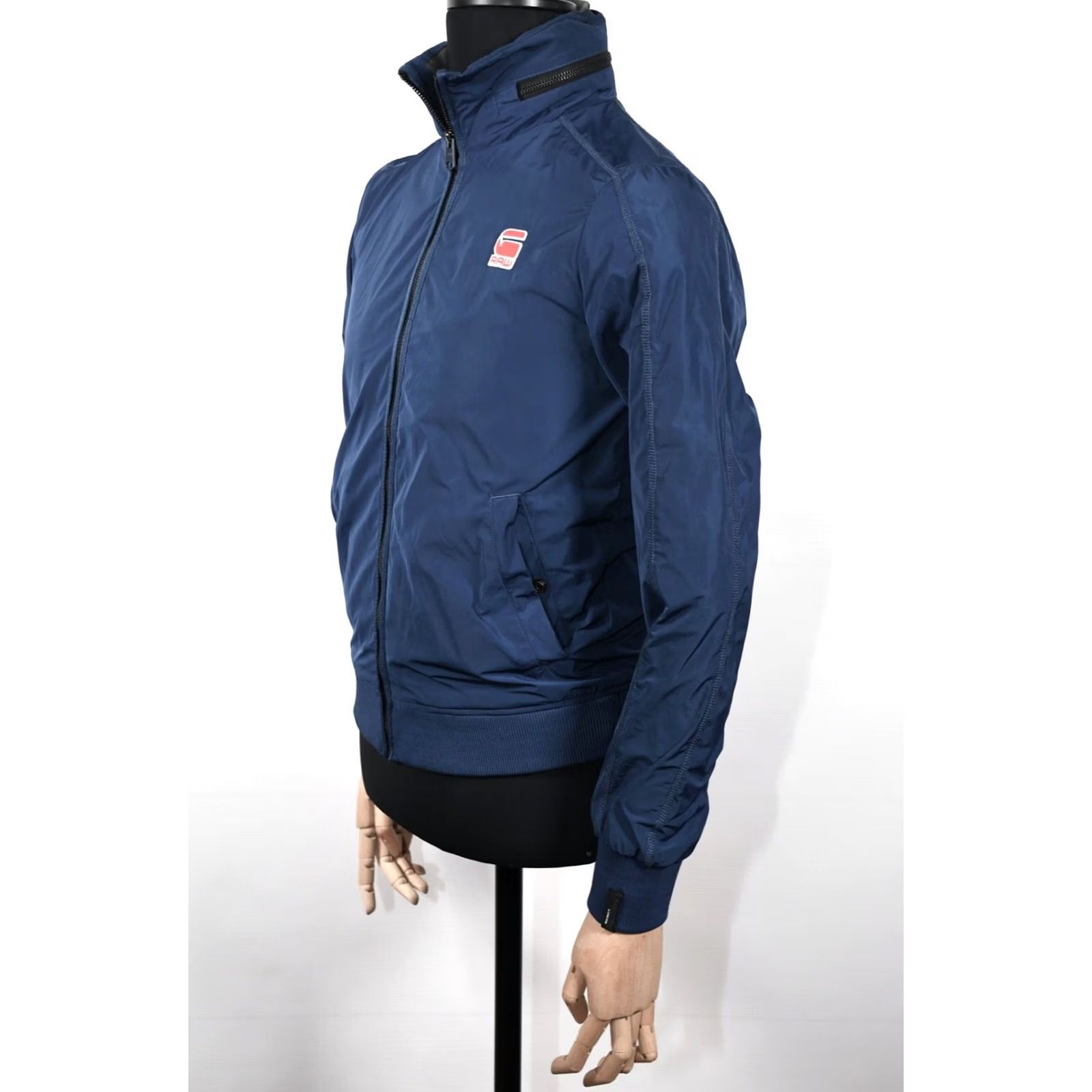 G-Star G-Star Raw RCT Nostra Vest SW L/S Jacket S Men Blue Logo" Size US S / EU 44-46 / 1 - 5 Thumbnail