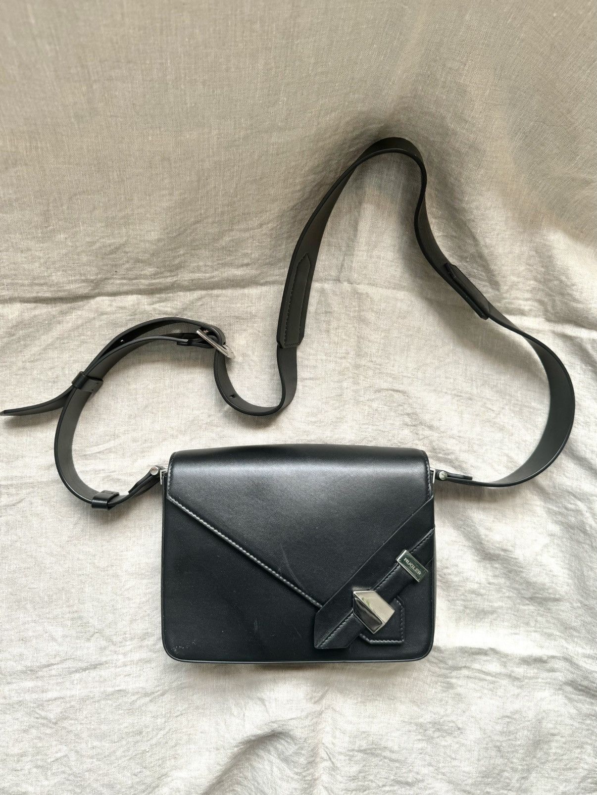 Mugler Mugler black leather bag Size ONE SIZE - 7 Thumbnail