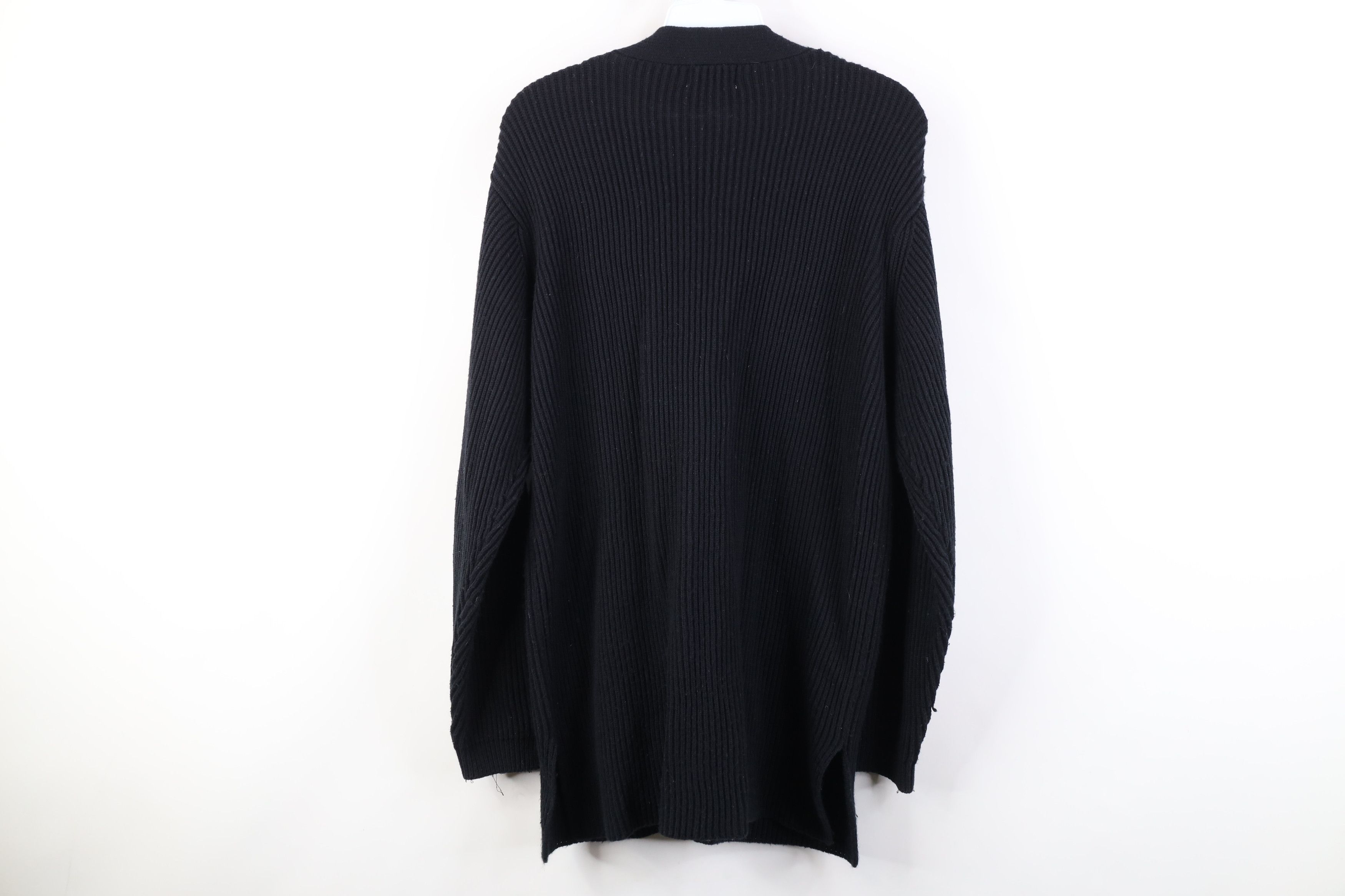 Vintage Vintage 90s Streetwear Chunky Ribbed Knit Cardigan Sweater Size S / US 4 / IT 40 - 11 Thumbnail