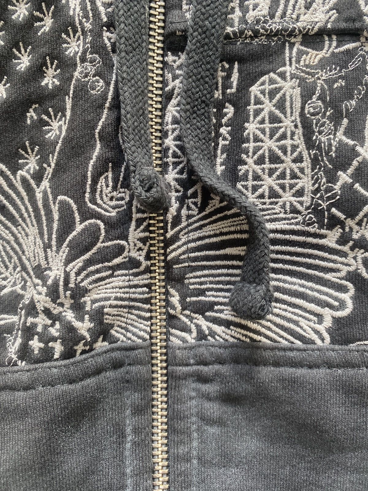 Derschutze Derschutze sashiko zip up black Size US M / EU 48-50 / 2 - 4 Thumbnail