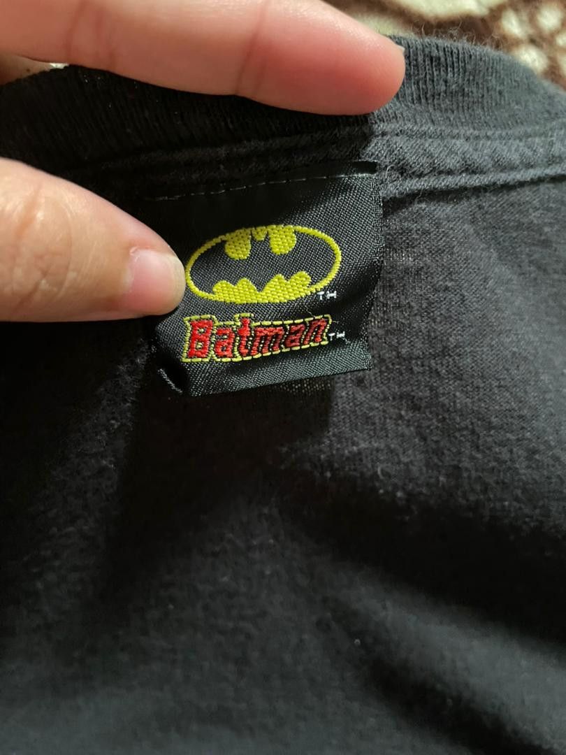 Vintage Batman forever 1995 shirt lightning strikes gotham city Size US L / EU 52-54 / 3 - 8 Thumbnail