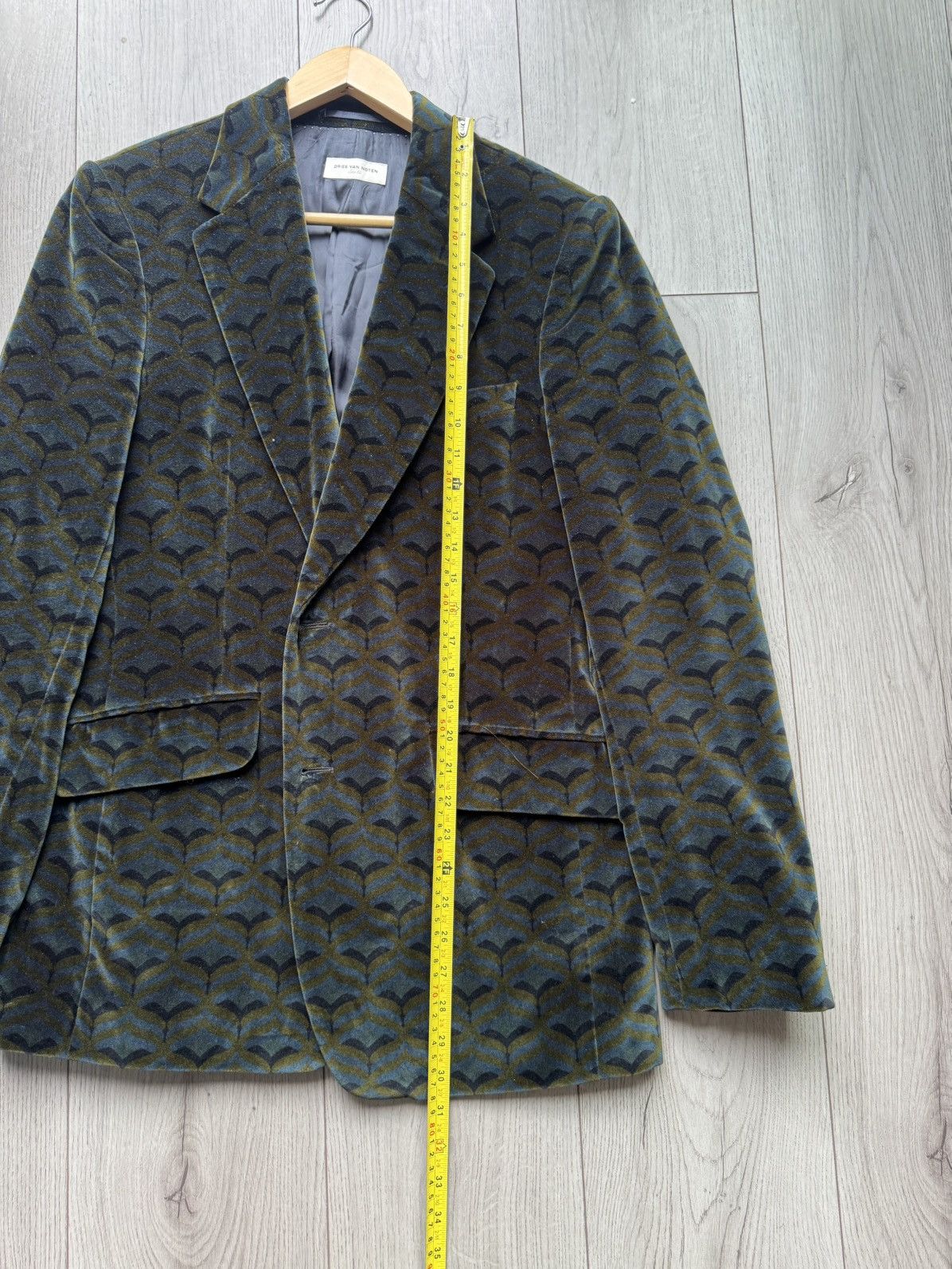 Dries Van Noten Dries Van Noten Velvet Blazer 50 Size 50R - 6 Thumbnail
