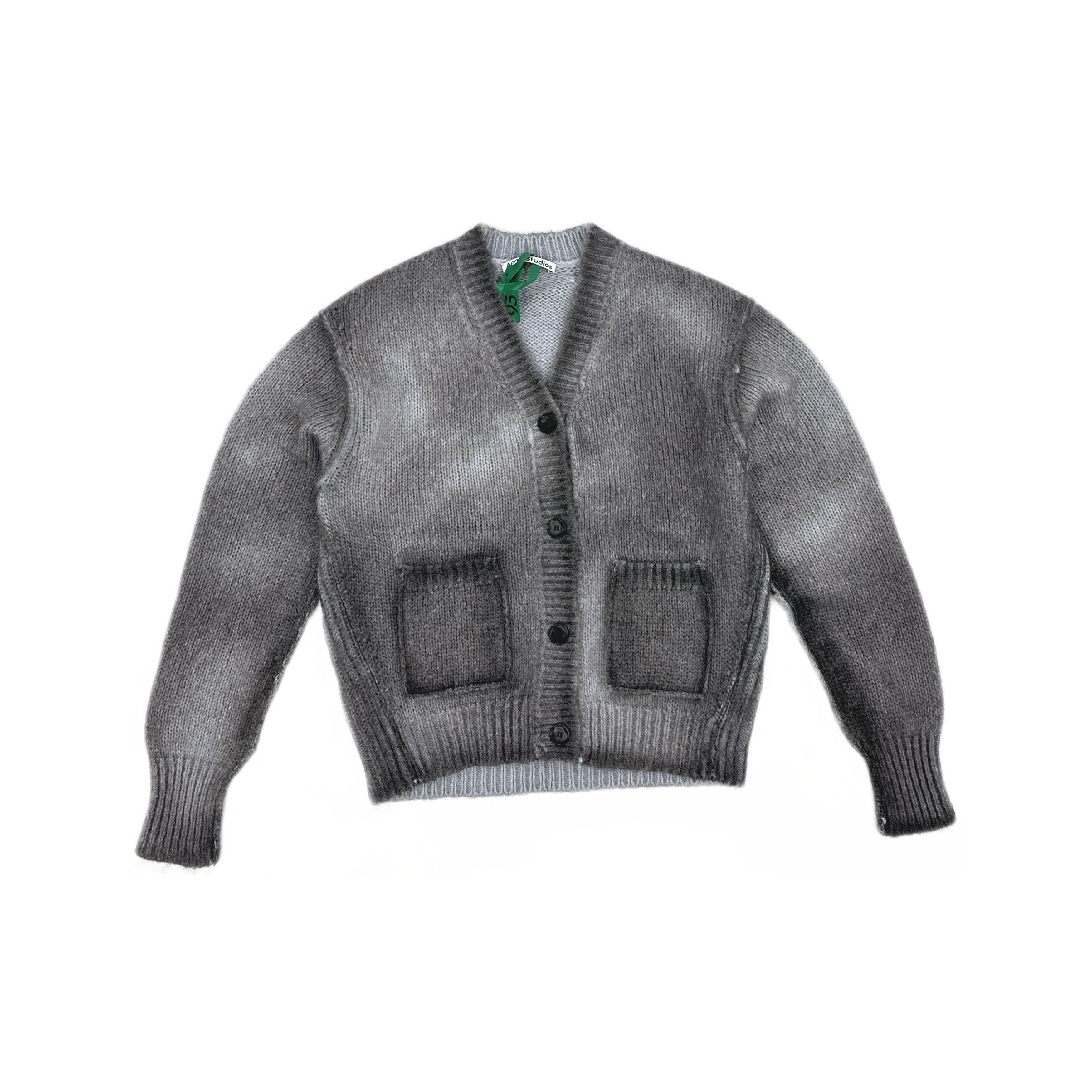 Acne Studios Acne Studios Mohair Blend V-Neck Cardigan Size XS Size XS / US 0-2 / IT 36-38 - 1 Thumbnail