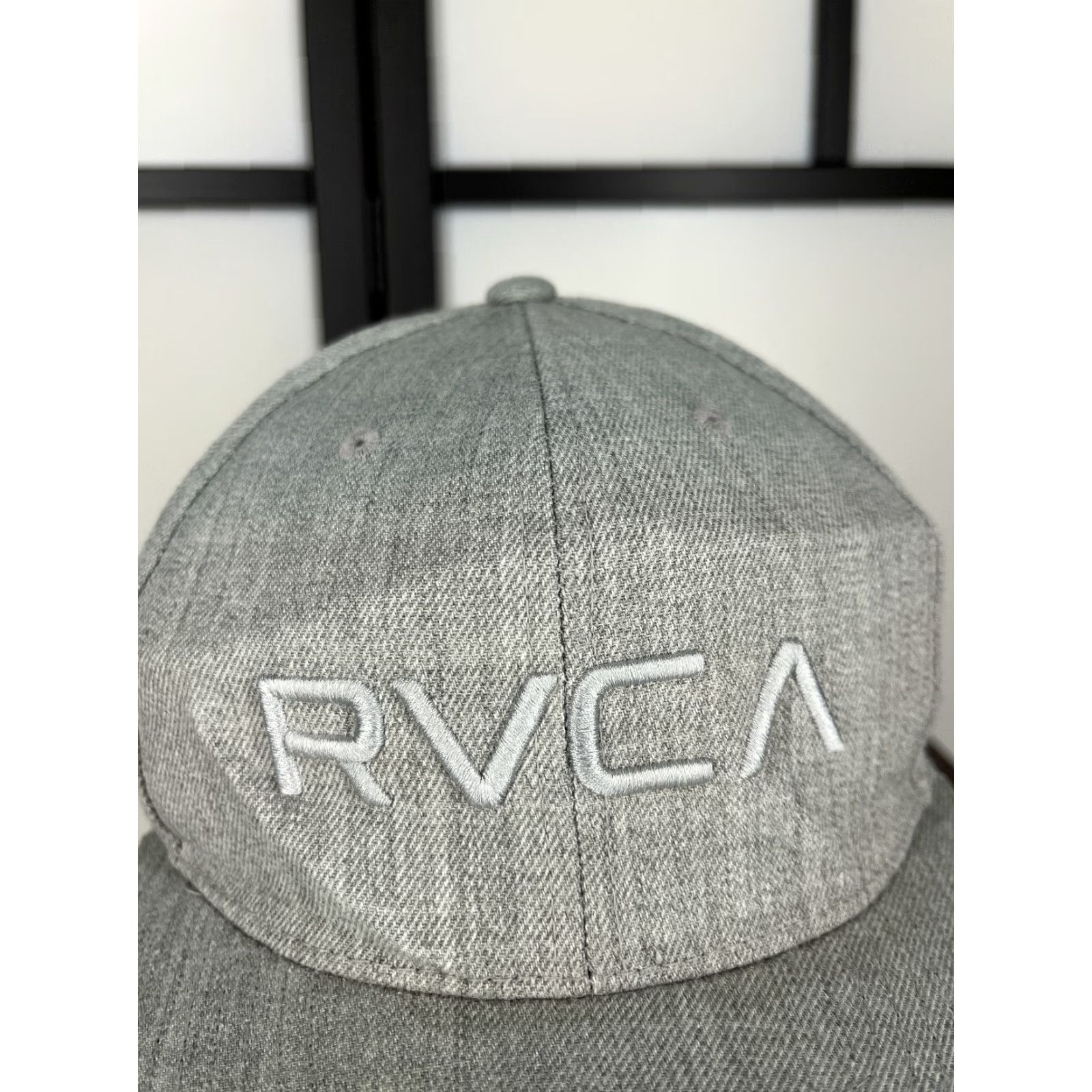 RVCA RVCA Hat Cap Snap Back Adult One Size Gray Embroidered Acrylic Wool Blend Skate 90s, Beach Mens Size ONE SIZE - 2 Thumbnail