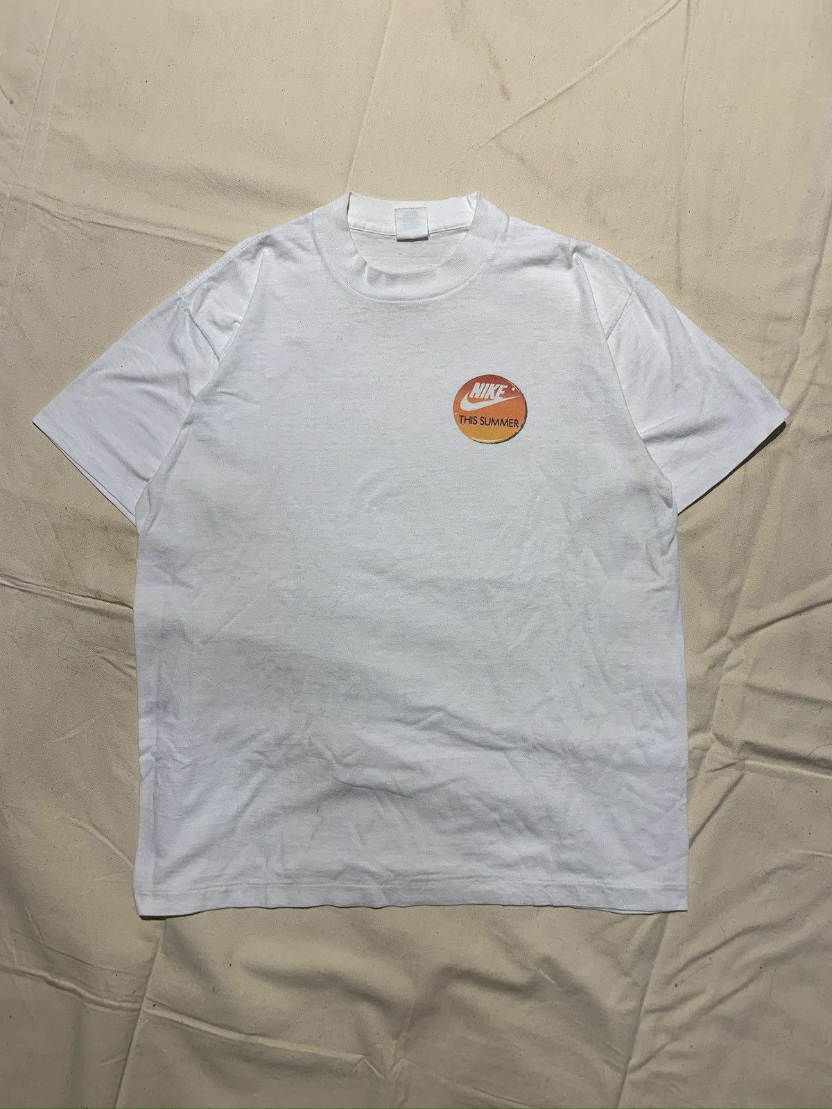 Nike Vintage 1990’s Nike “This Summer” Sporting Event T-Shirt Size US M / EU 48-50 / 2 - 2 Thumbnail