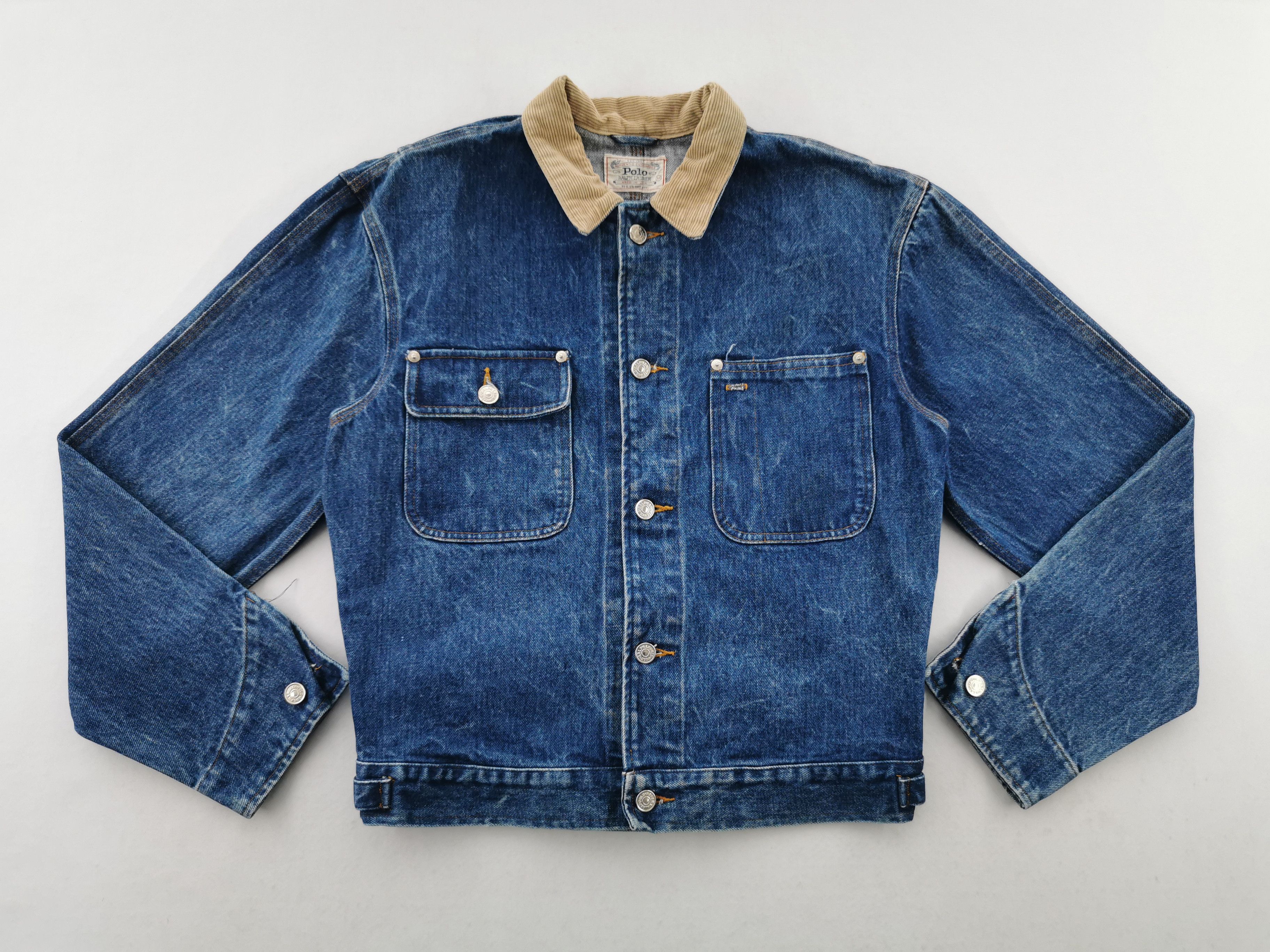 90s RalphLauren cotton trucker jacket