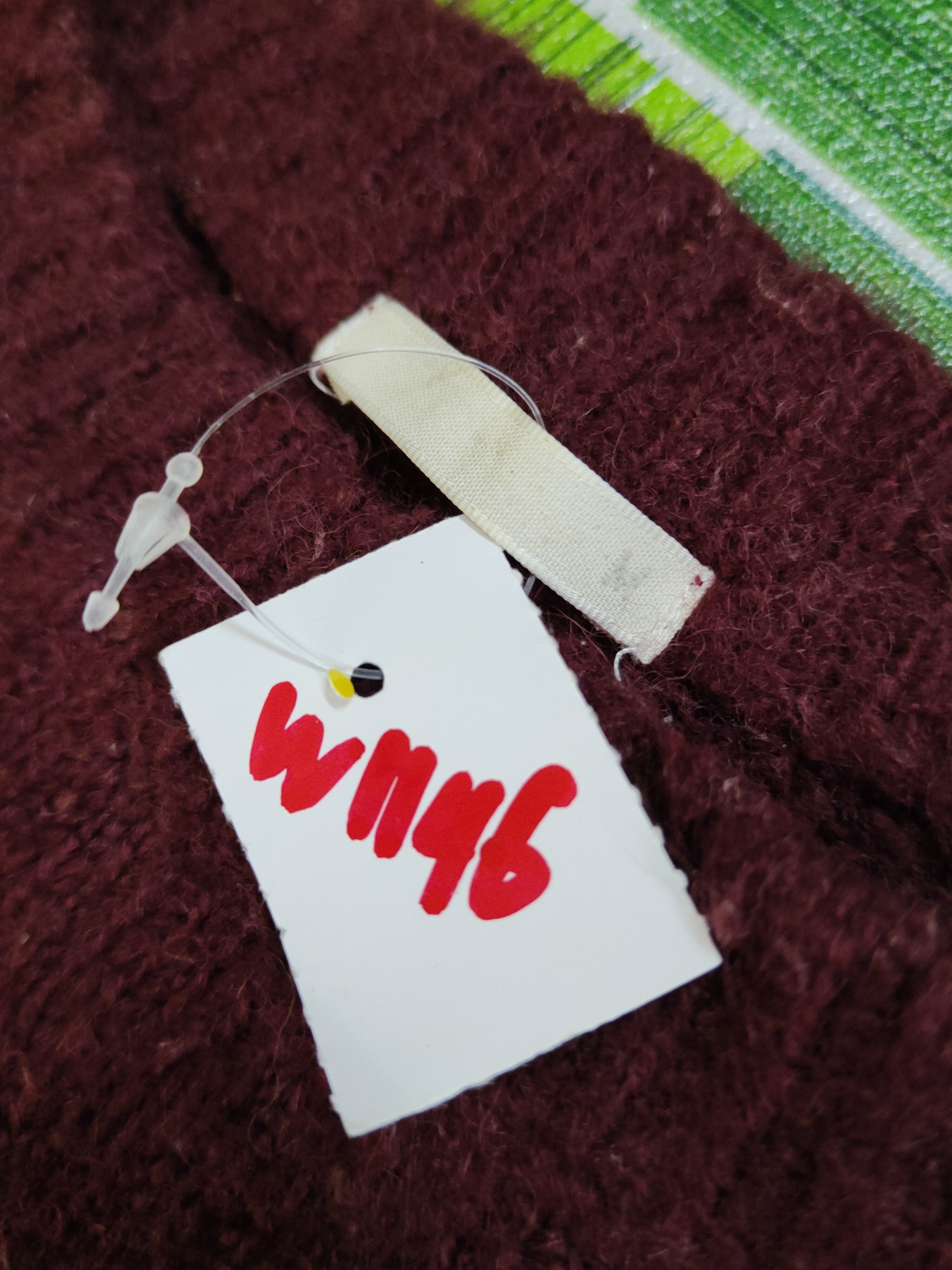 GU × Homespun Knitwear × Japanese Brand GU Maroon Knitwear Sweatshirts #W1146 Size M / US 6-8 / IT 42-44 - 11 Thumbnail