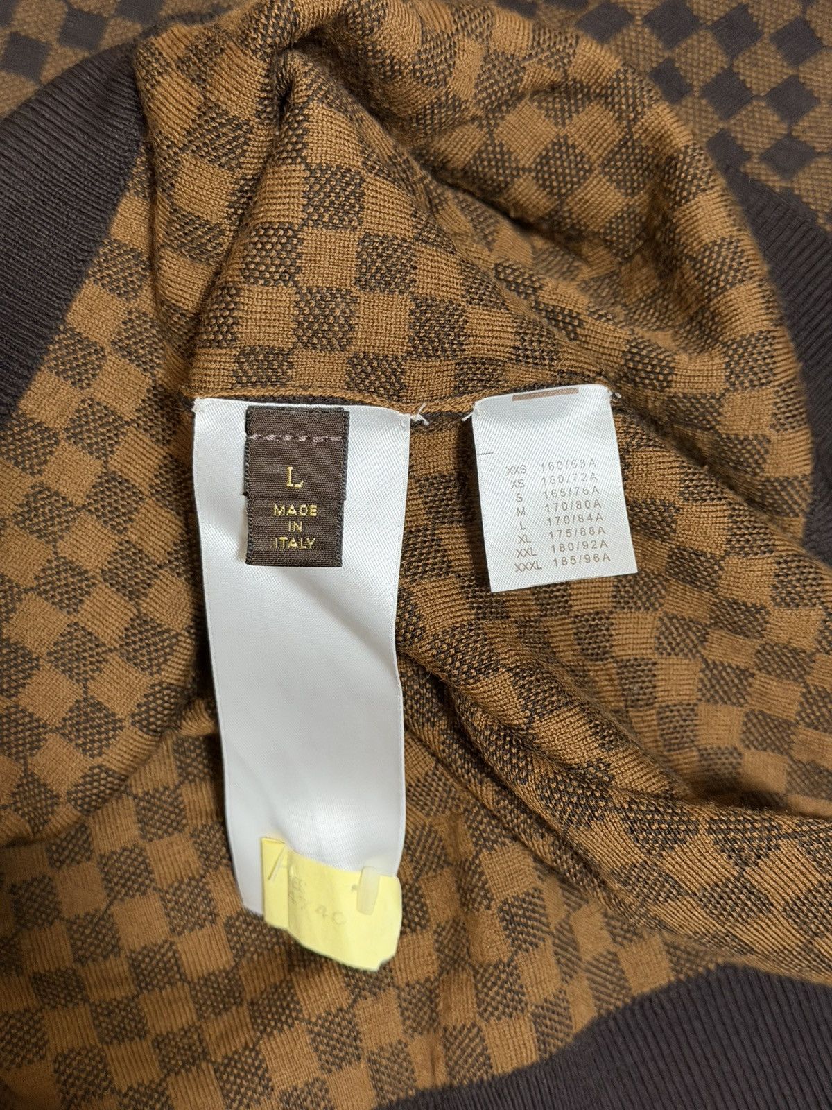 Louis Vuitton 🔥Louis Vuitton Damier V Neck Sweater/LV Monogram Sweater Size US L / EU 52-54 / 3 - 6 Thumbnail