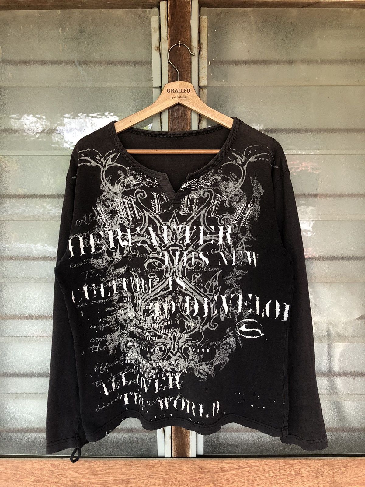 Japanese Brand Vintage Japanese Brand Style Punk If Six Was Nine Punk Tee Size US M / EU 48-50 / 2 - 2 Thumbnail