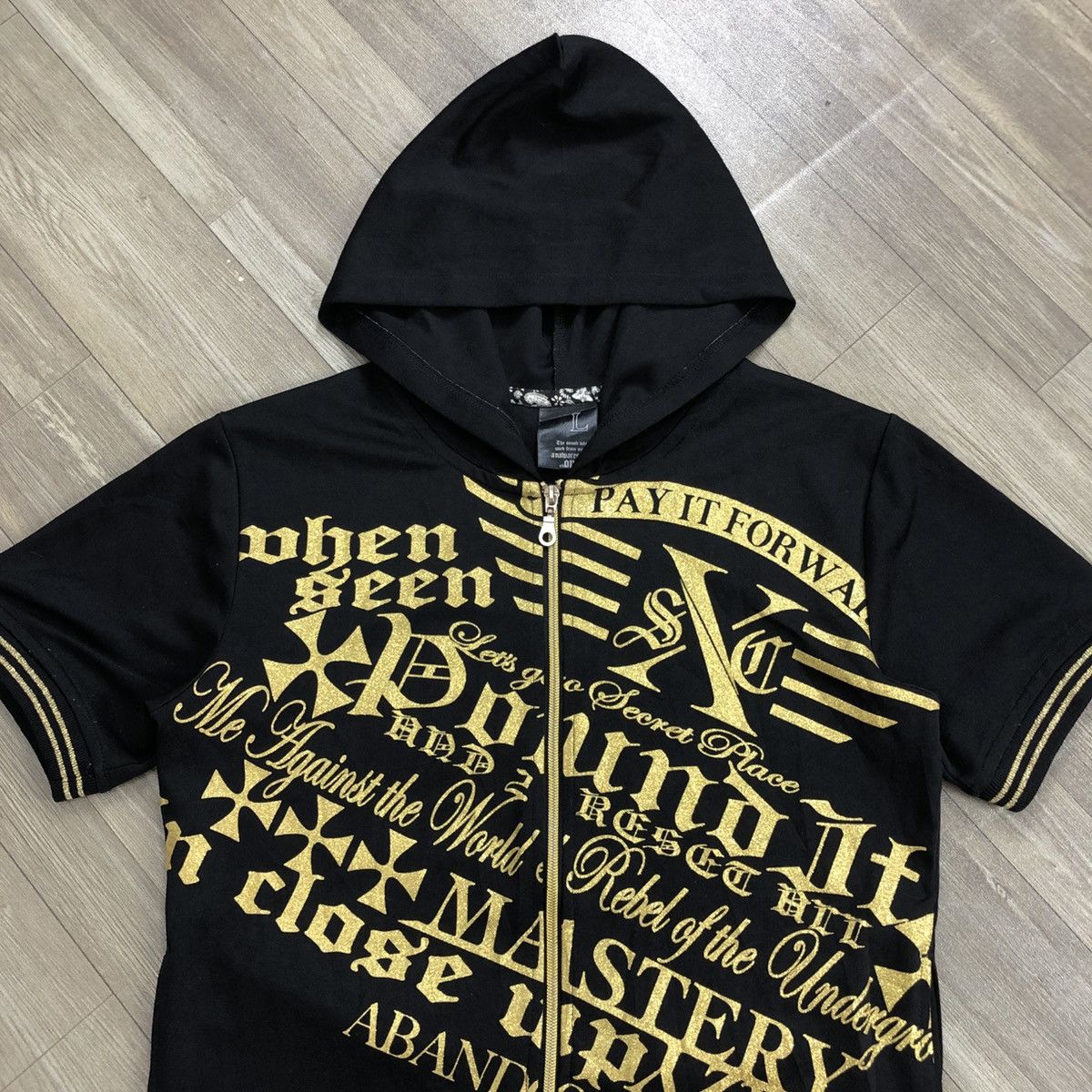 Japanese Brand × Le Grande Bleu (L.G.B.) 2000s Anawares & One Poem Tribal Goa Lgb Short Zipper Jacket Size US L / EU 52-54 / 3 - 2 Thumbnail