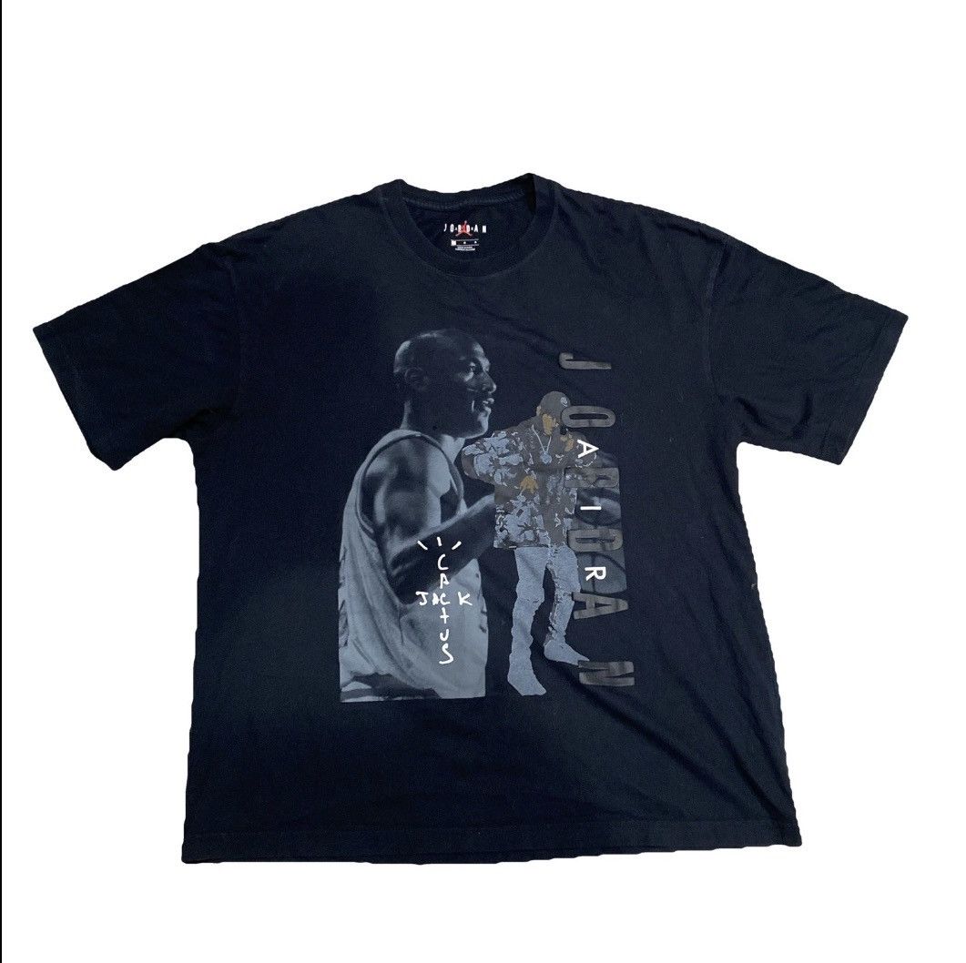 Jordan Brand × Travis Scott Nike Air Jordan Cactus Jack Loose Fit Mens T-Shirt Size L Size US L / EU 52-54 / 3 - 1 Thumbnail