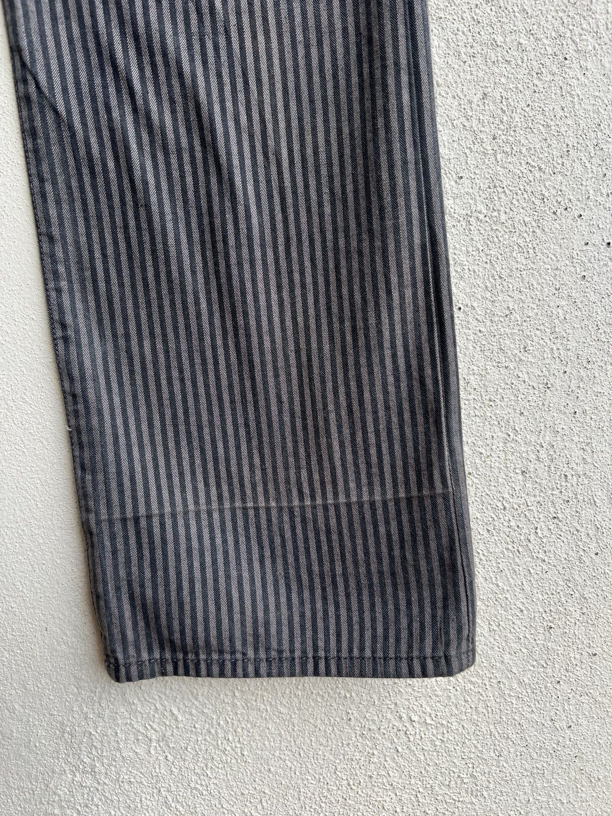 Vintage NO CONCEPT BUT GOOD SENSE Japan Sun Fade Stripe Trouser Pant Size US 30 / EU 46 - 13 Thumbnail