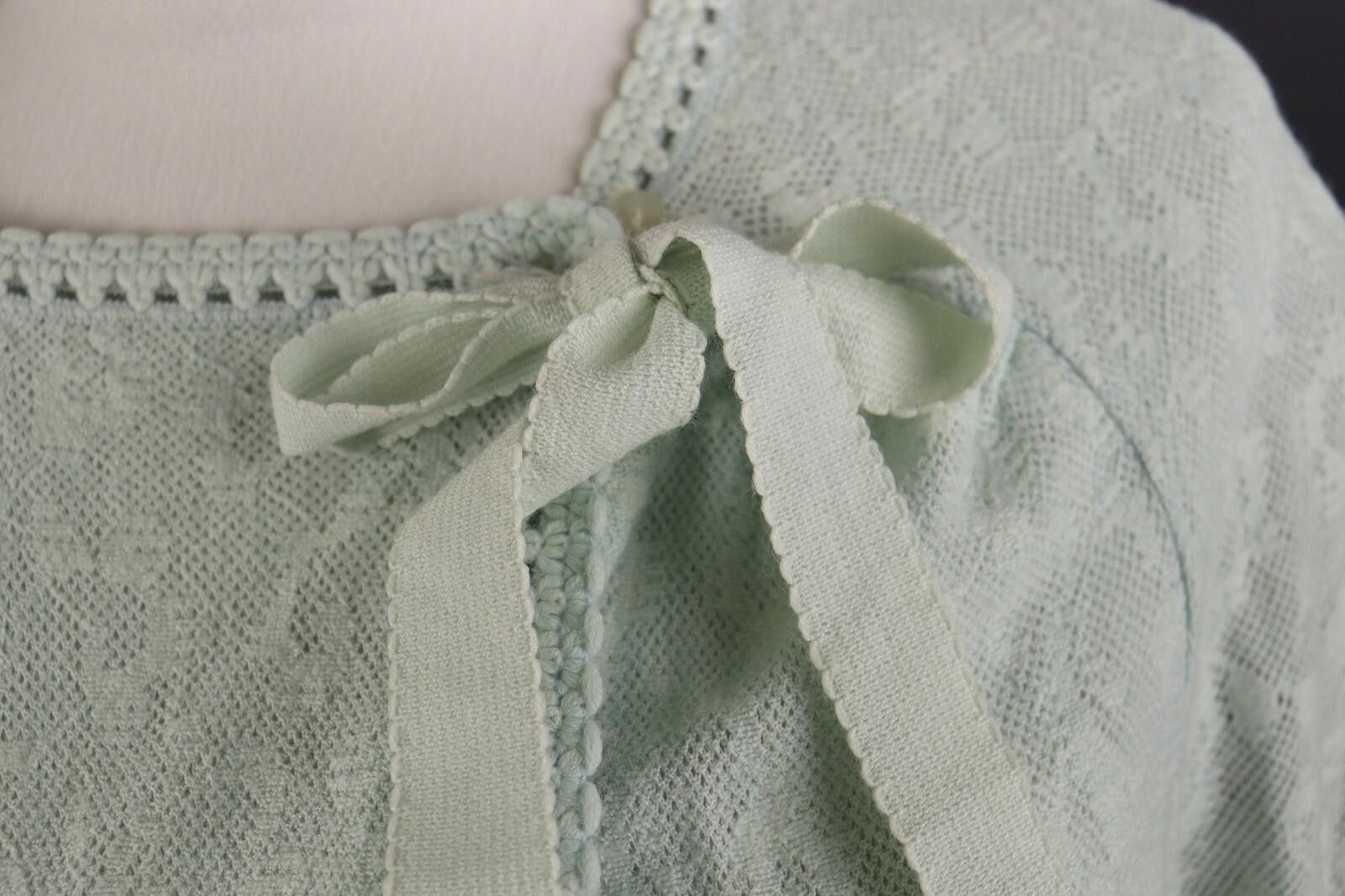 Hanro Hanro Lace Wool Knit Vintage Drawstring Sweater Size M Size M / US 6-8 / IT 42-44 - 4 Thumbnail