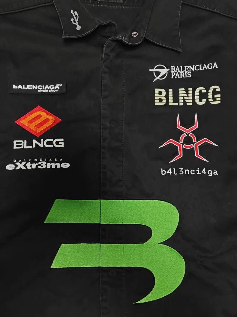 Balenciaga Balenciaga size 38 Tomorrowland Show Gamer Racing Short Sle Size US M / EU 48-50 / 2 - 4 Thumbnail