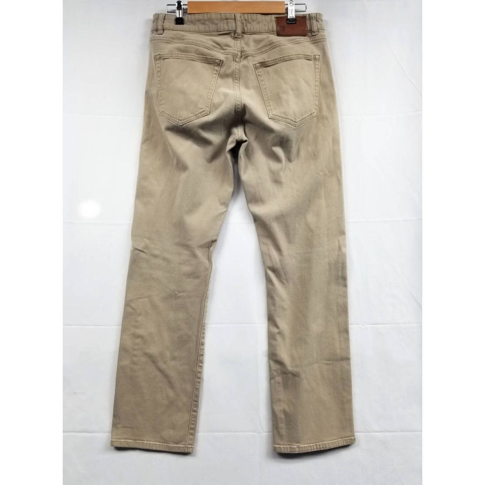 DL1961 DL1961 Avery Modern Straight Stretch Jeans Mens Beige 33x32 Denim Size US 33 - 2 Thumbnail