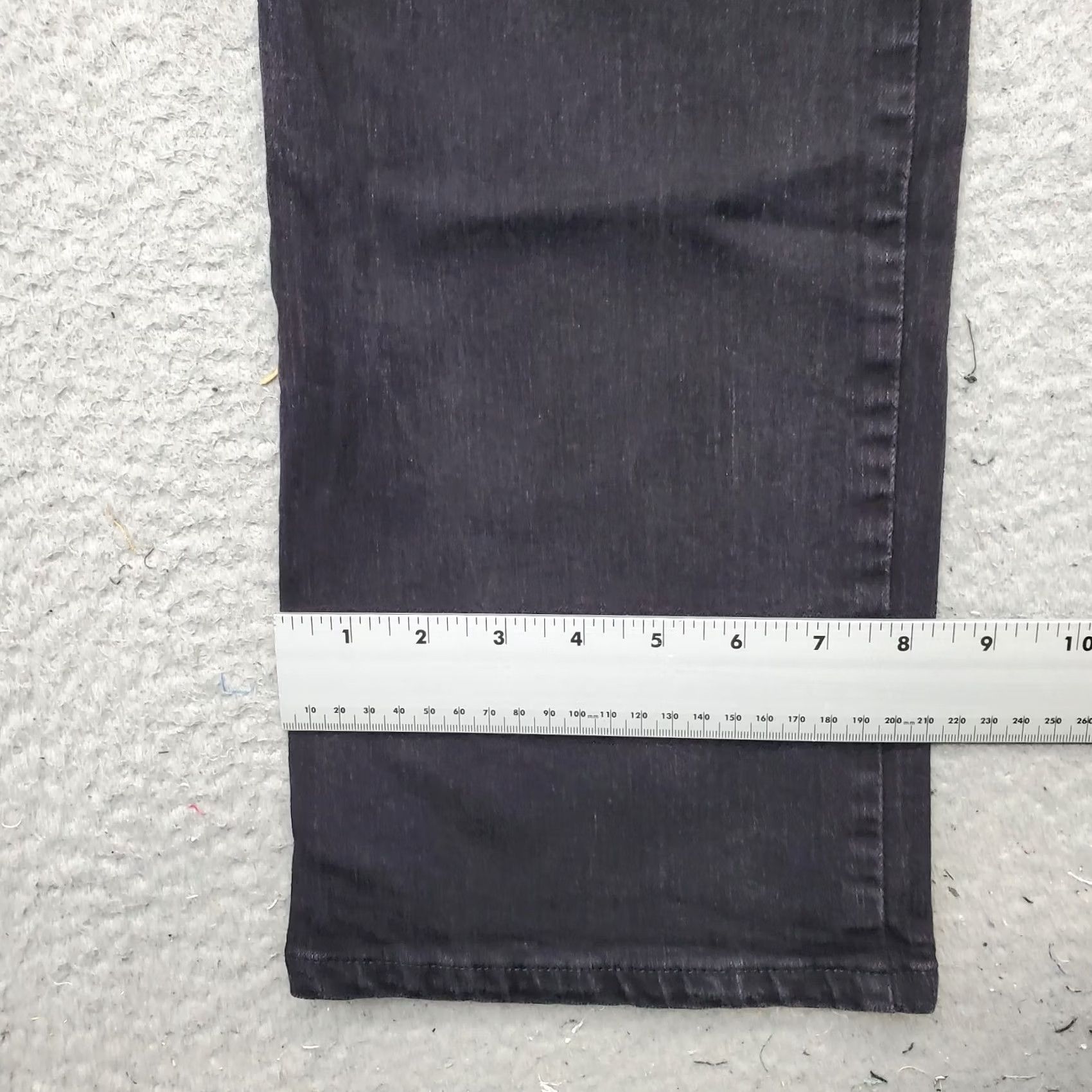 Lee Lee Jeans Womens Size 16 Black Denim Stretch Relaxed Straight Leg - 5-Pocket Denim Size 38" / US 16 / IT 52 - 5 Thumbnail