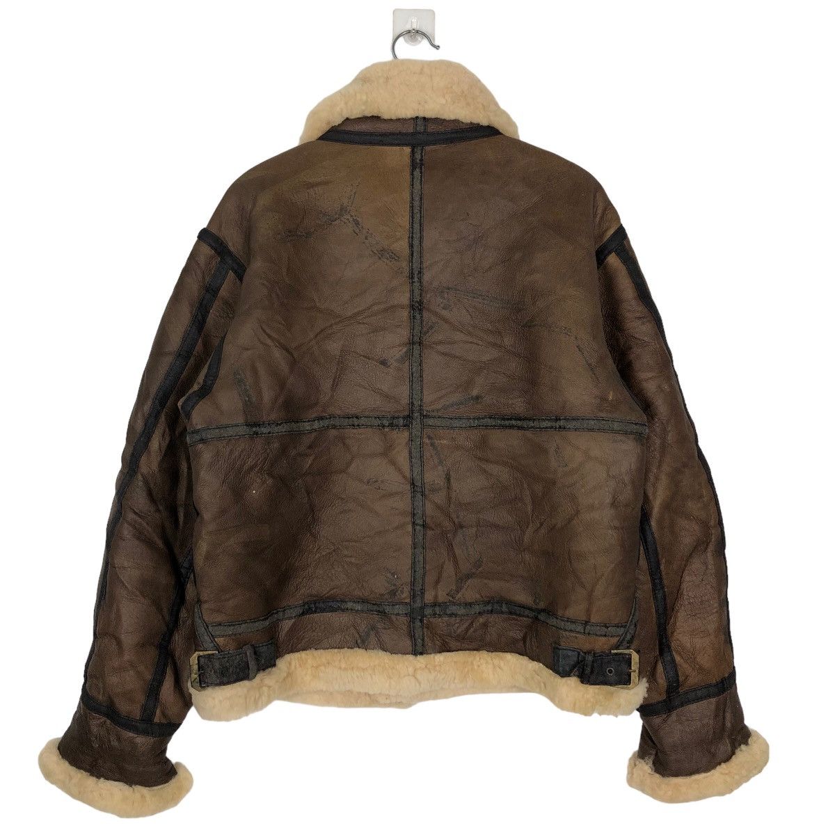 Genuine Leather VINTAGE B3 JACKET SHEEPSKIN GENUINE LEATHER BUZZ RICKSONS Size US L / EU 52-54 / 3 - 7 Thumbnail