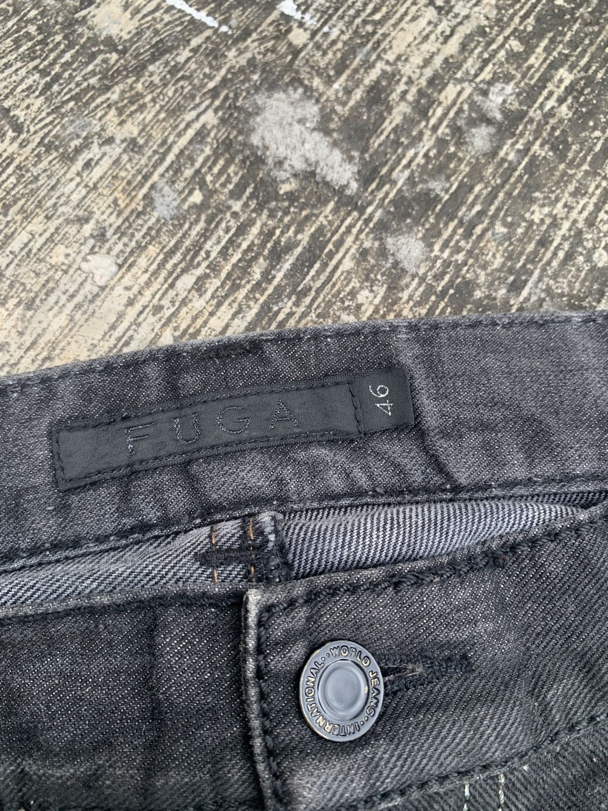 GOSTAR DE FUGA Flared Gostar de fuga waxed jeans Size 33" - 23 Thumbnail