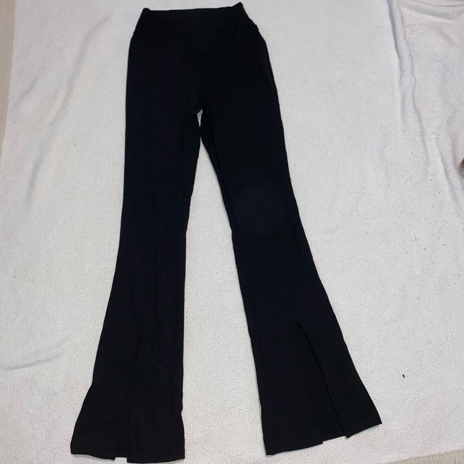 Other Amazon Black Crossover Bootcut Yoga Pants | Sz XS Size 27" / US 4 / IT 40 - 2 Thumbnail
