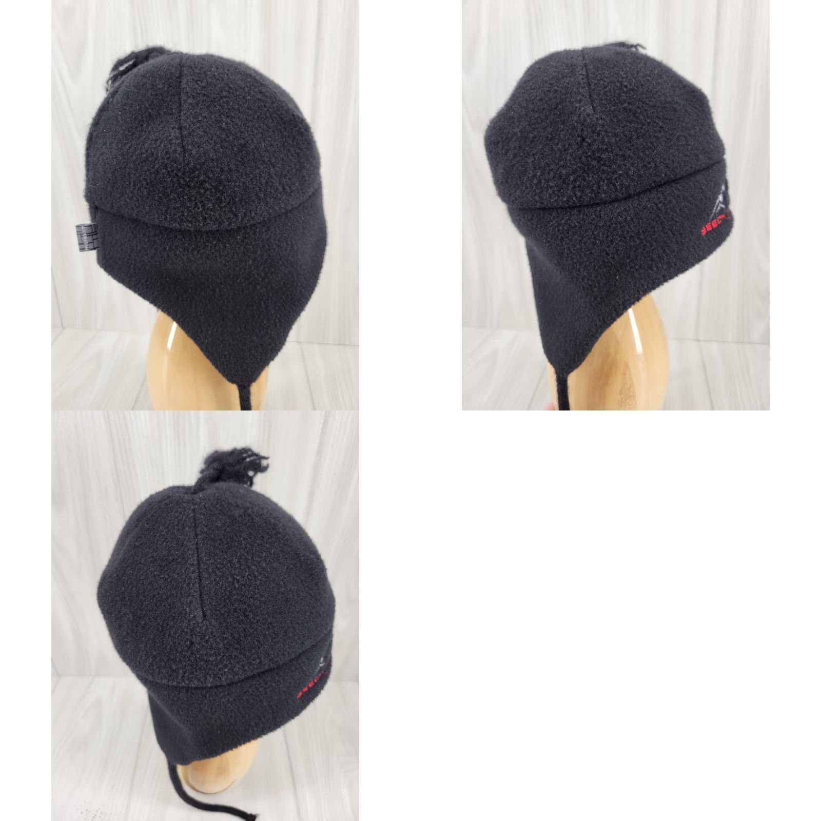 Vintage Merkley Beech Mountain Headgear Beanie W/ Earflap Winter Hat Black Mens One Size Ski Winter Size ONE SIZE - 8 Thumbnail