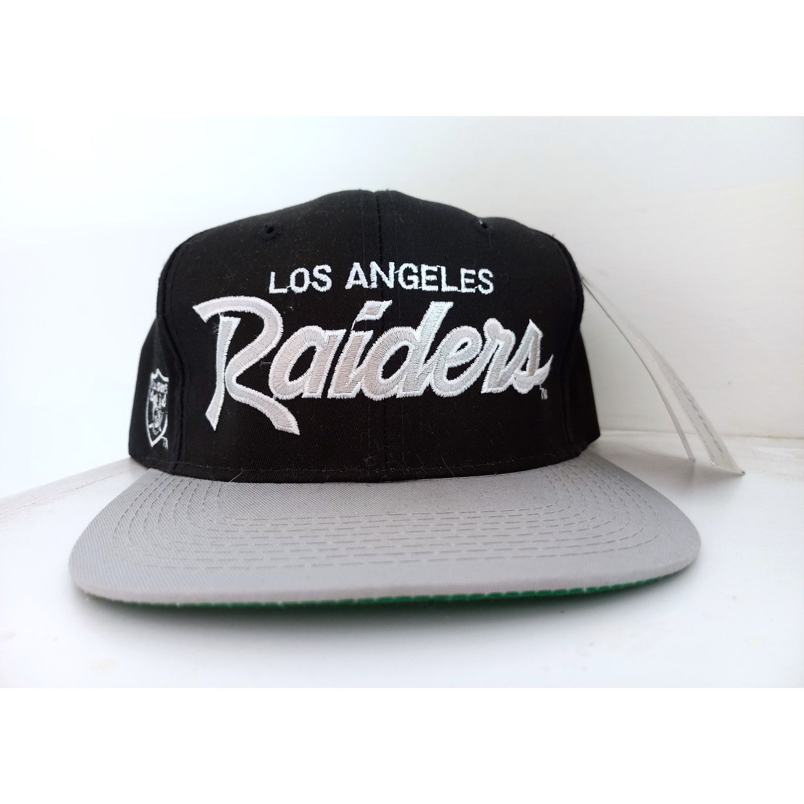 NFL × Sports Specialties Los Angeles Raiders 90s SCRIPT Dline snapback Twill NFL vtg Size ONE SIZE - 3 Thumbnail