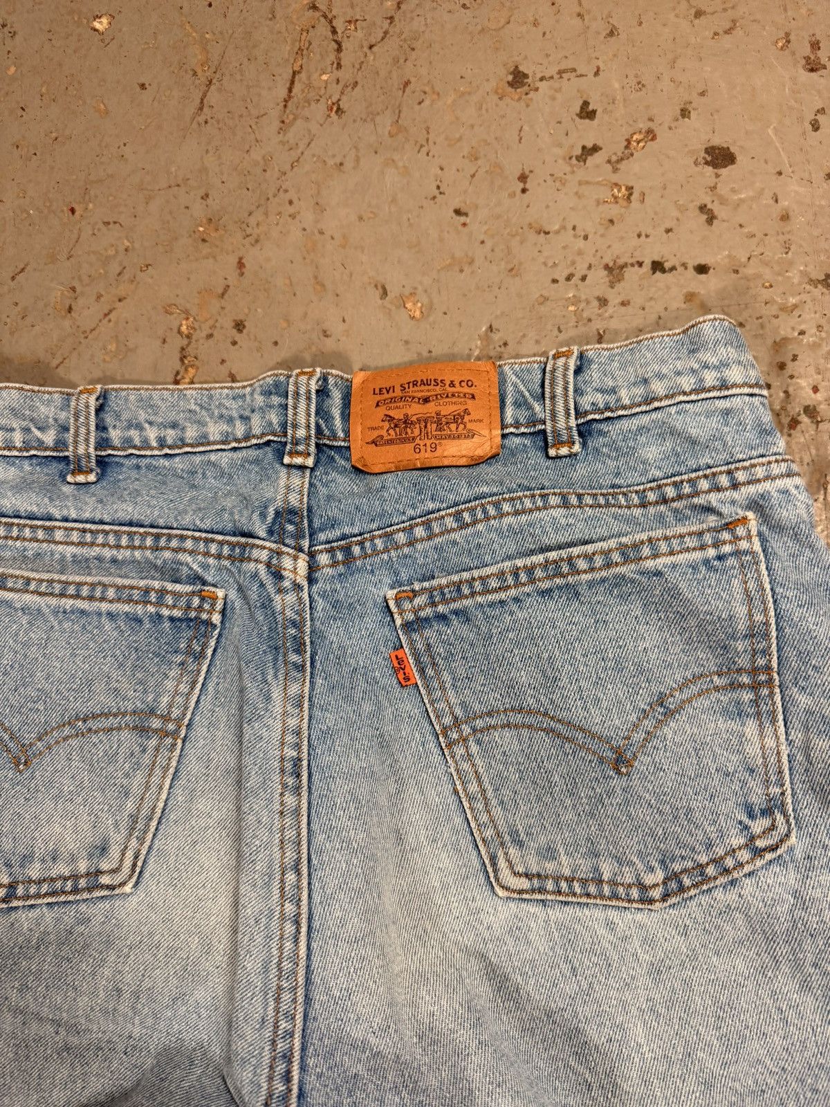 Levi's Vintage Clothing Vintage Light Wash Orange Tag Levi 619s Size US 32 / EU 48 - 3 Thumbnail