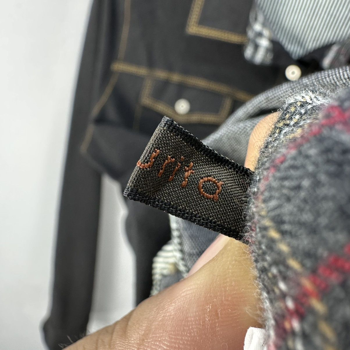 Japanese Brand × Vintage Vintage Flannel Jacket Patchwork by Maturita Size XS / US 0-2 / IT 36-38 - 14 Thumbnail