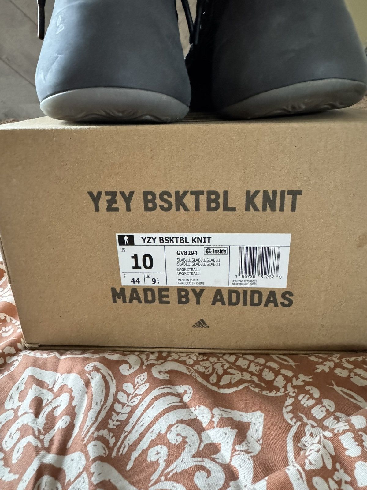 Adidas Adidas Yeezy Basketball Knit Slate Blue Size US 10 / EU 43 - 7 Thumbnail