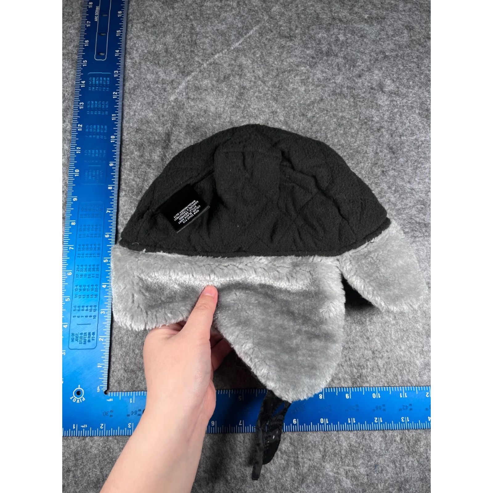 Vintage VINTAGE Trapper Beanie Beanie Adult Black 100% Polyester Faux Fur Ear Flaps Ski Outdoors Size ONE SIZE - 5 Thumbnail