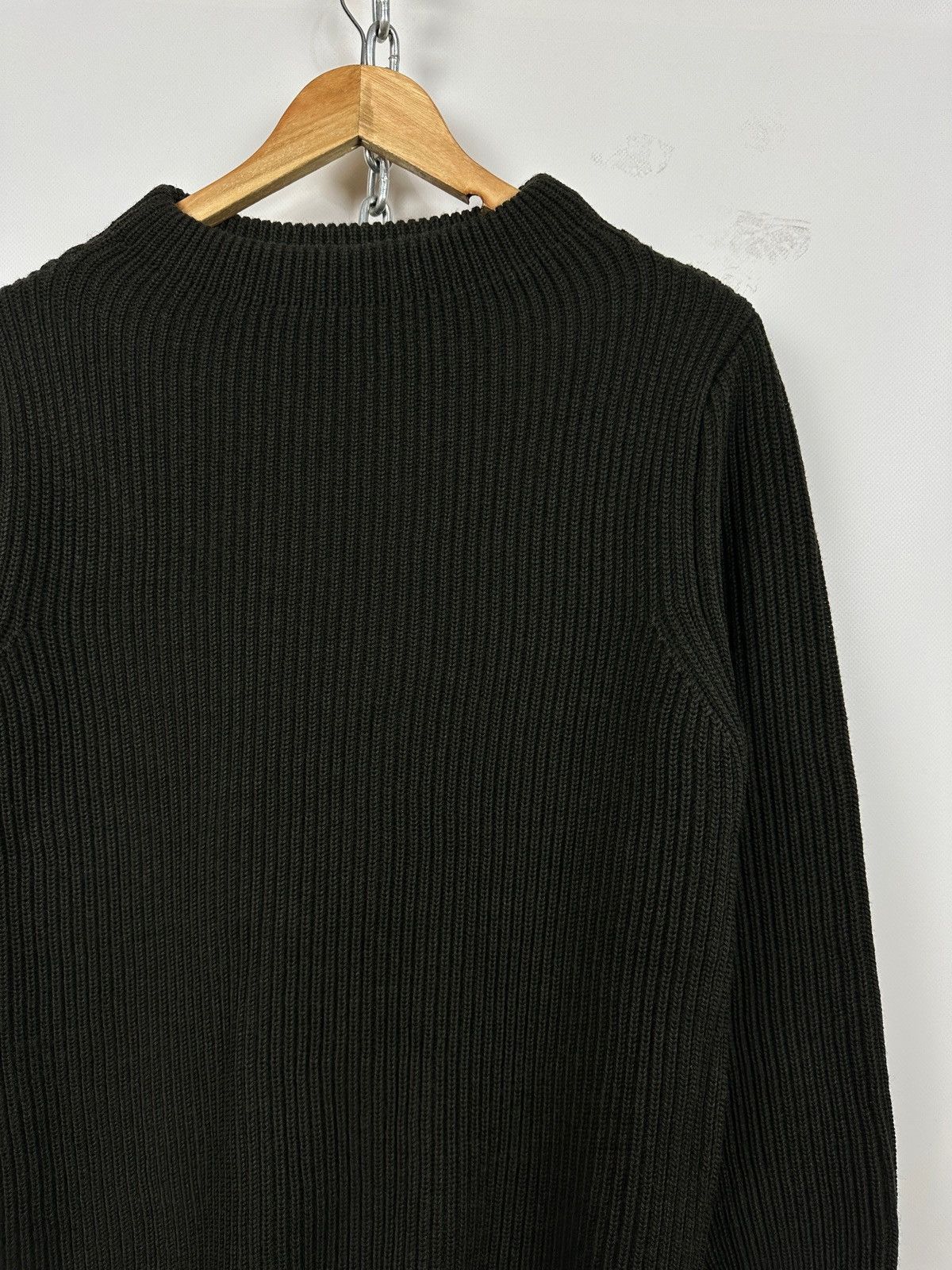 Andersen Andersen Andersen-Andersen Crewneck Navy Green Wool Sweater Size US S / EU 44-46 / 1 - 6 Thumbnail