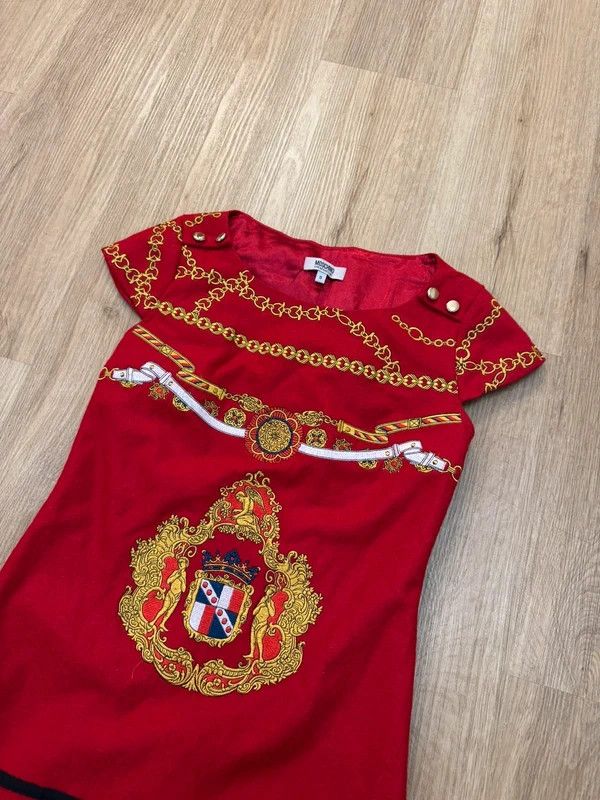 Moschino Moschino Cheap and Chic Rare Vintage Mini Dress Baroque S Size S / US 4 / IT 40 - 4 Thumbnail