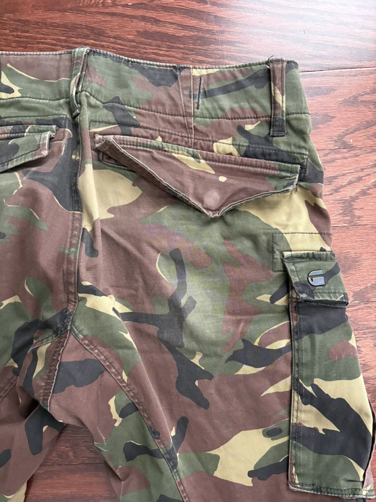 G-Star G Star Rovic 3D Tapered Camo Cargo Pants Size US 28 / EU 44 - 6 Thumbnail