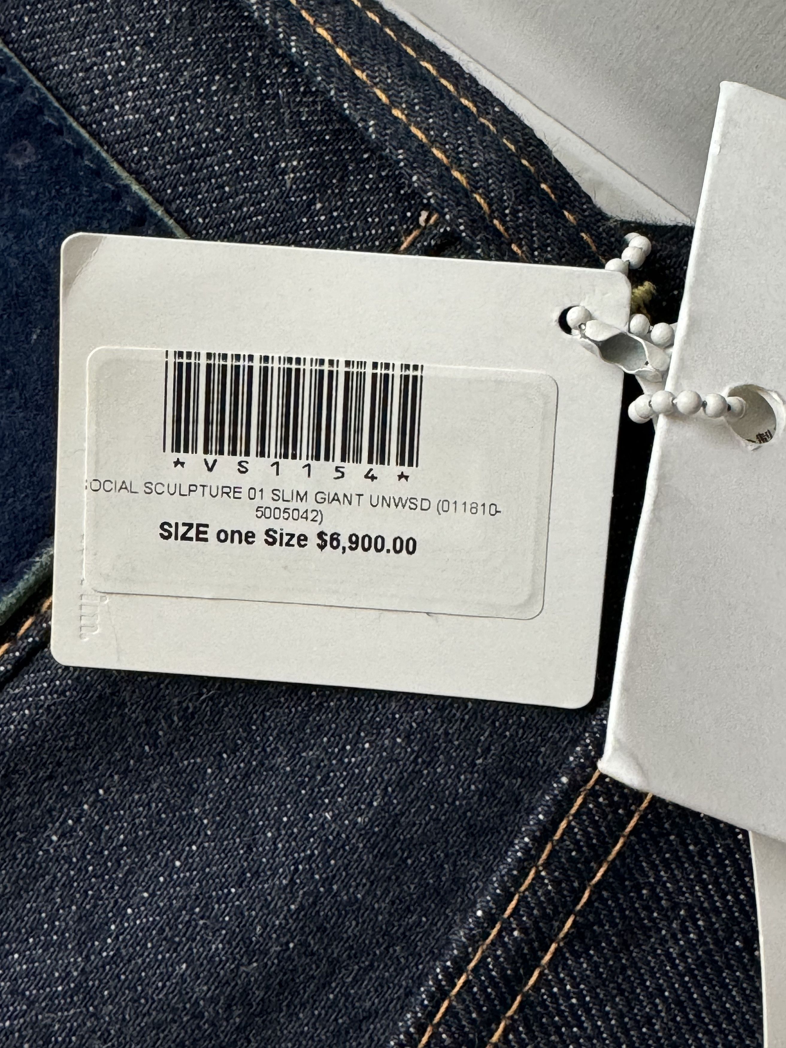 Visvim SS18 VISVIM Social Sculpture 01 Slim Giant UNWSD Trousers Size US 44 / EU 60 - 4 Thumbnail