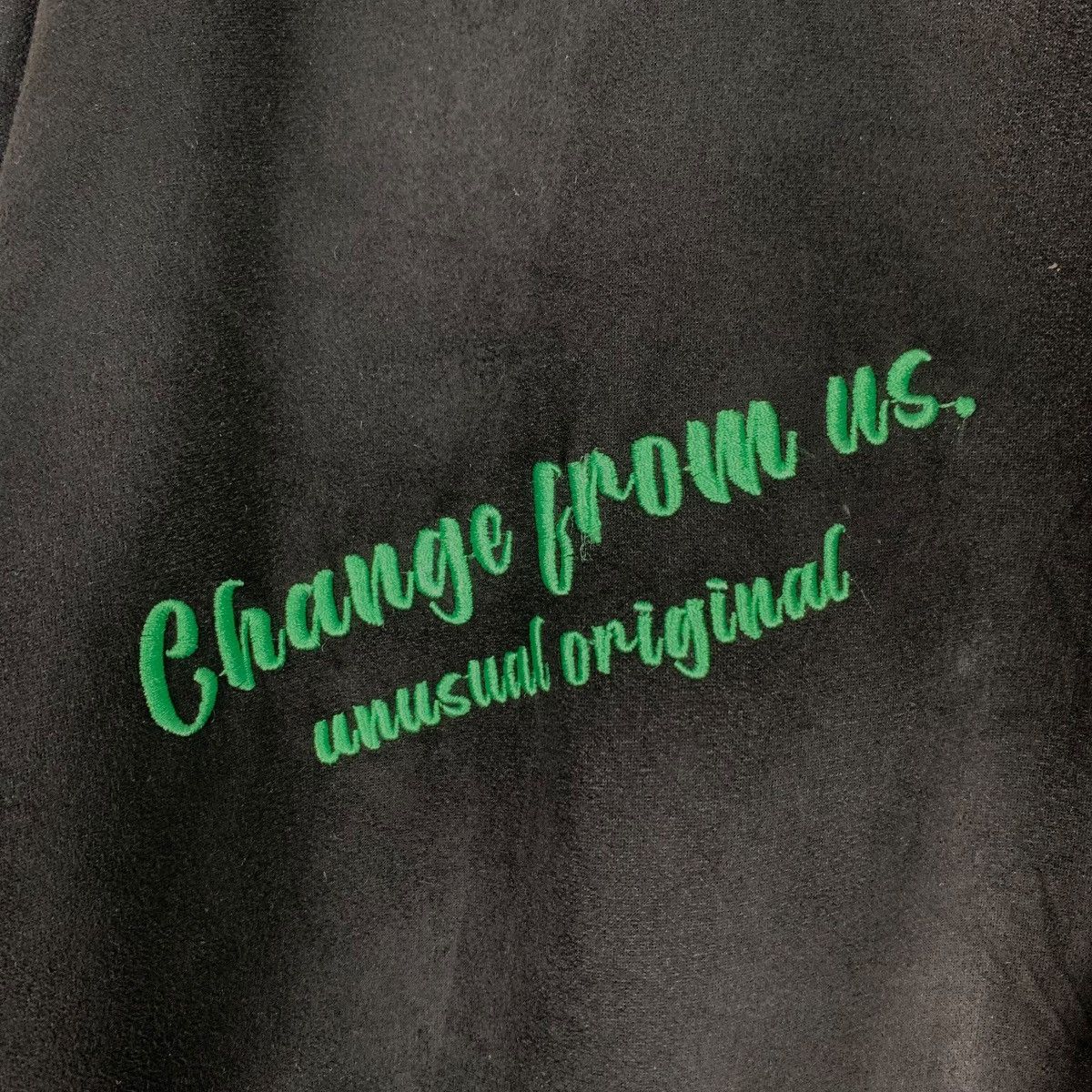 Japanese Brand UNUSUAL ORIGINAL Big Logo Oversized Bomber Jacket #0907-C40 Size US M / EU 48-50 / 2 - 15 Thumbnail
