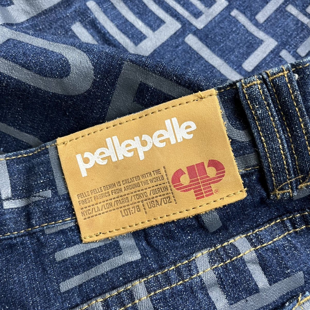 Pelle Pelle Pelle Pelle marc buchanan hip hop psychedelic logo pants Size US 34 / EU 50 - 9 Thumbnail