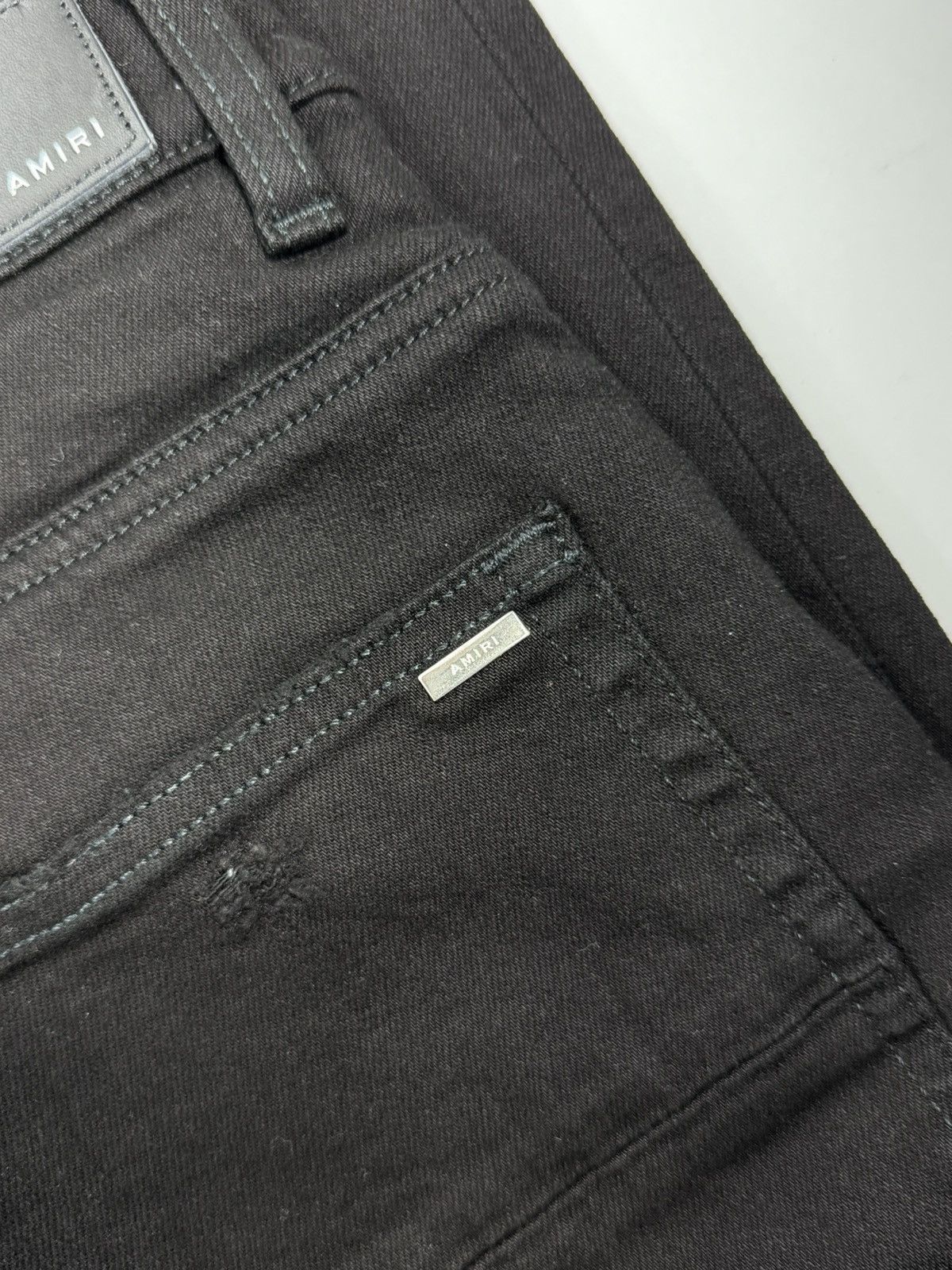 Amiri BLACK DENIM JEANS Size US 34 / EU 50 - 4 Thumbnail