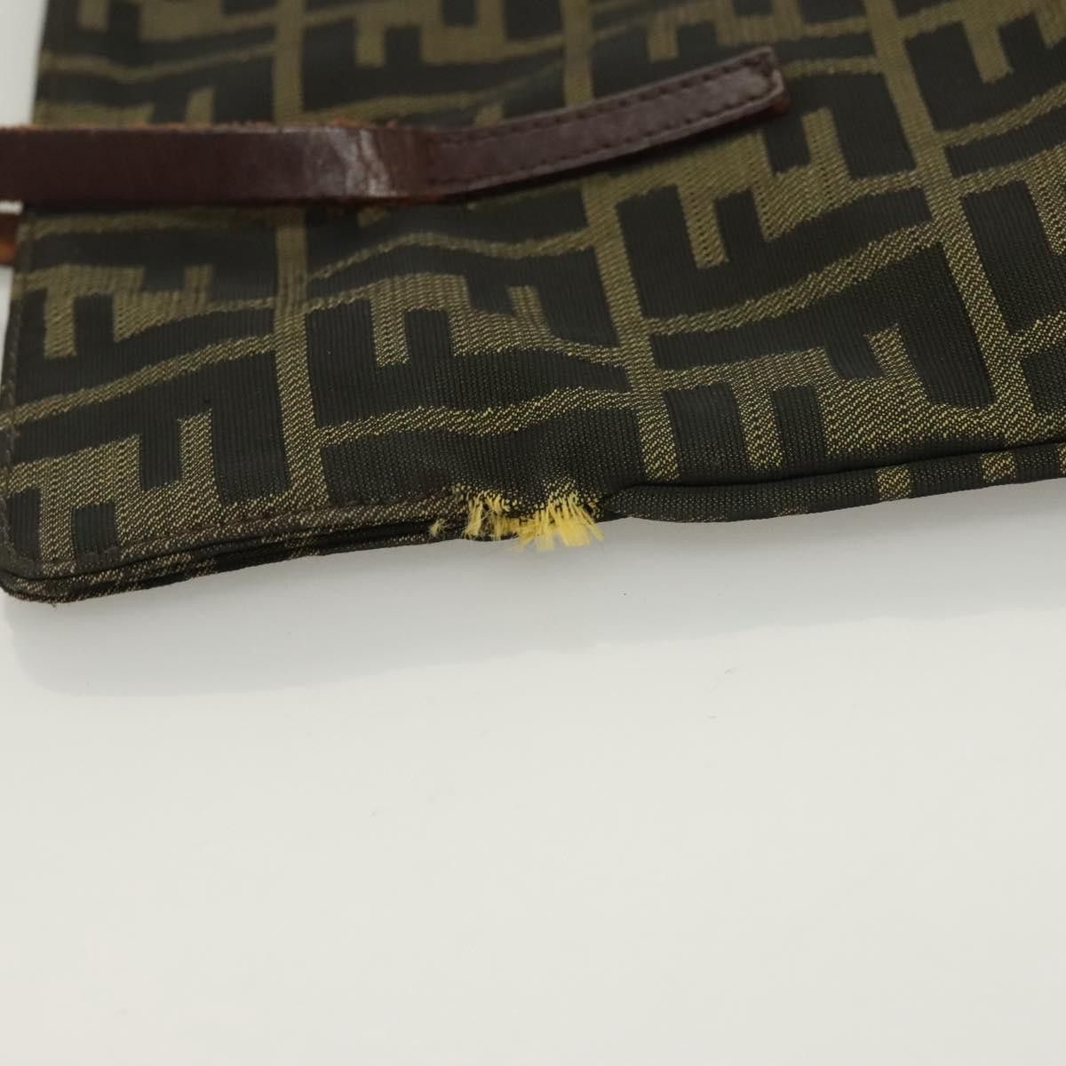 Fendi FENDI Zucca Canvas Shoulder Bag Brown Black Size ONE SIZE - 7 Thumbnail