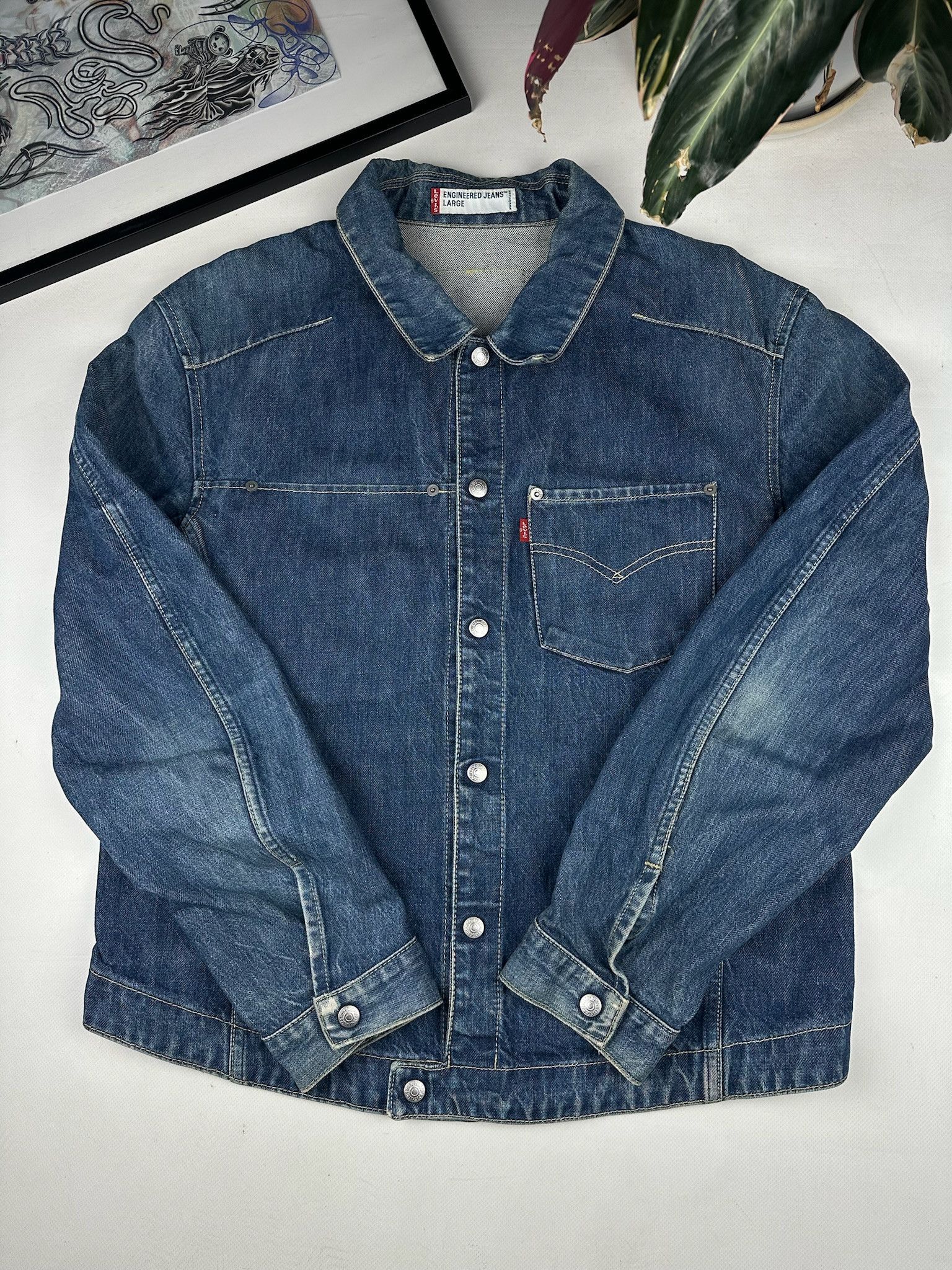 Levi's Vintage Clothing Vintage Levi's Engineered Jeans Denim Size US L / EU 52-54 / 3 - 2 Thumbnail
