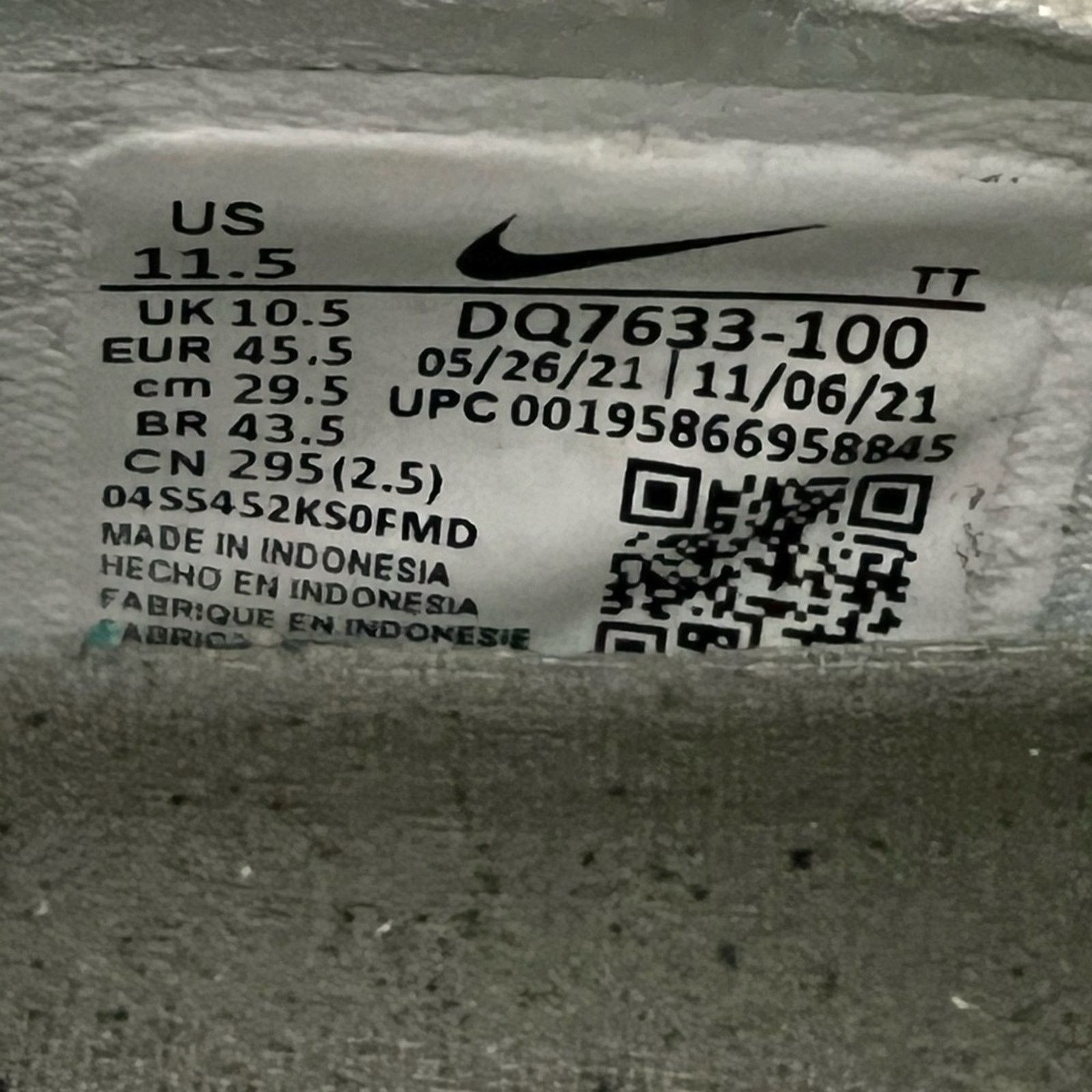 Nike Nike Air VaporMax Flyknit 2021 Mismatched Swoosh Sneakers Size US 6.5 / EU 39-40 - 9 Thumbnail
