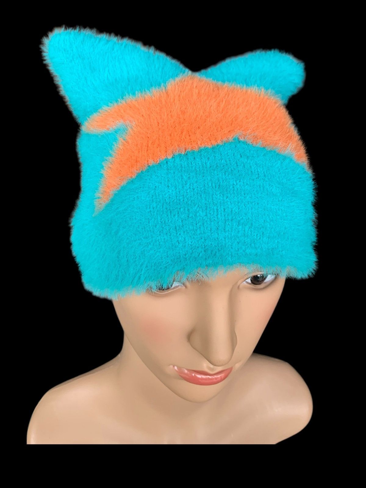 Designer × Japanese Brand × Kapital Cute Beanie Y2k Fuzzy Fluffy Hat Size ONE SIZE - 4 Thumbnail