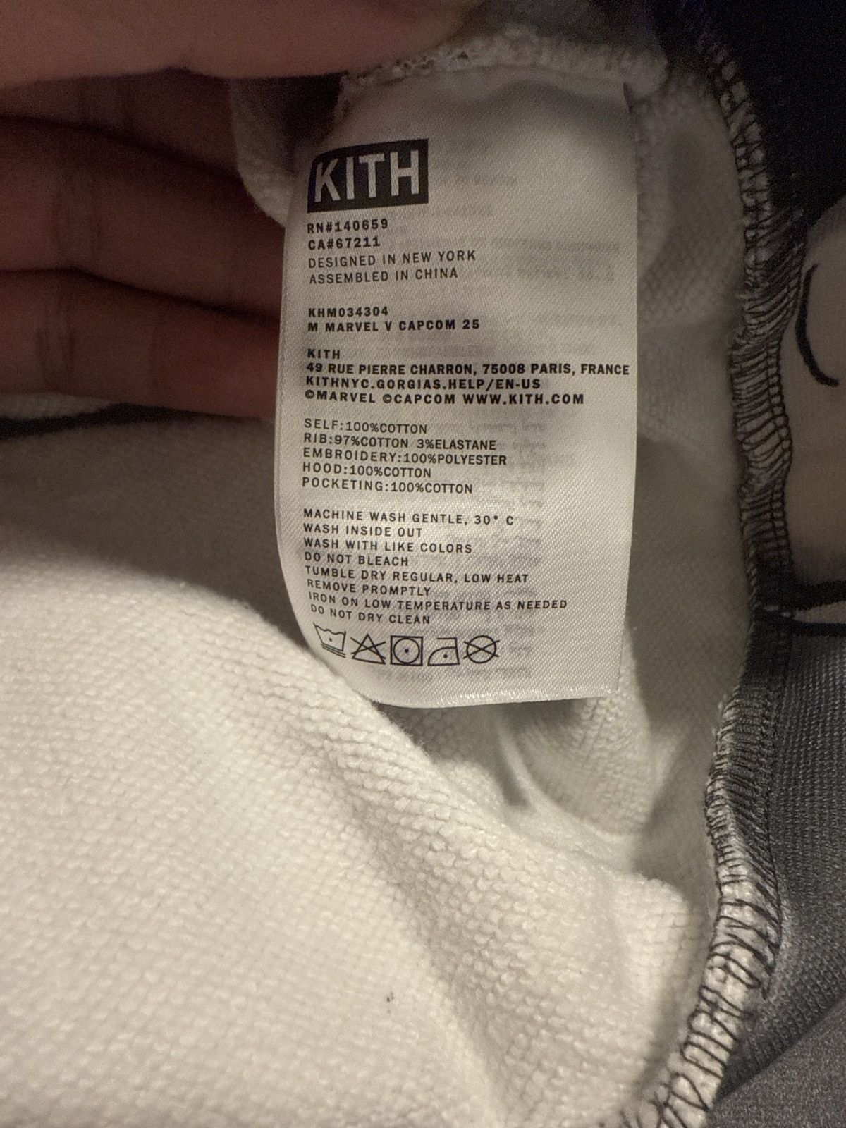 Asics × Kith × Marvel Comics Kith Marvel Capcom All Over Printed Hoodie Size US L / EU 52-54 / 3 - 3 Thumbnail