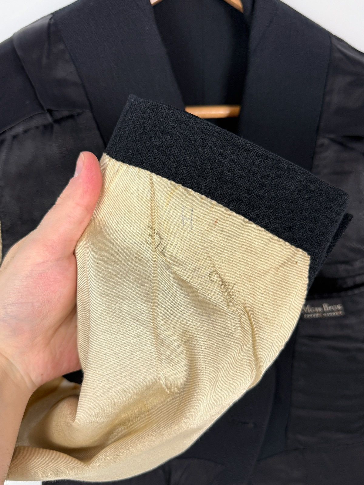 Vintage 40s 50s Vintage Moss Bros Bespoke Wool Morning Tailcoat 42 Size US L / EU 52-54 / 3 - 14 Thumbnail